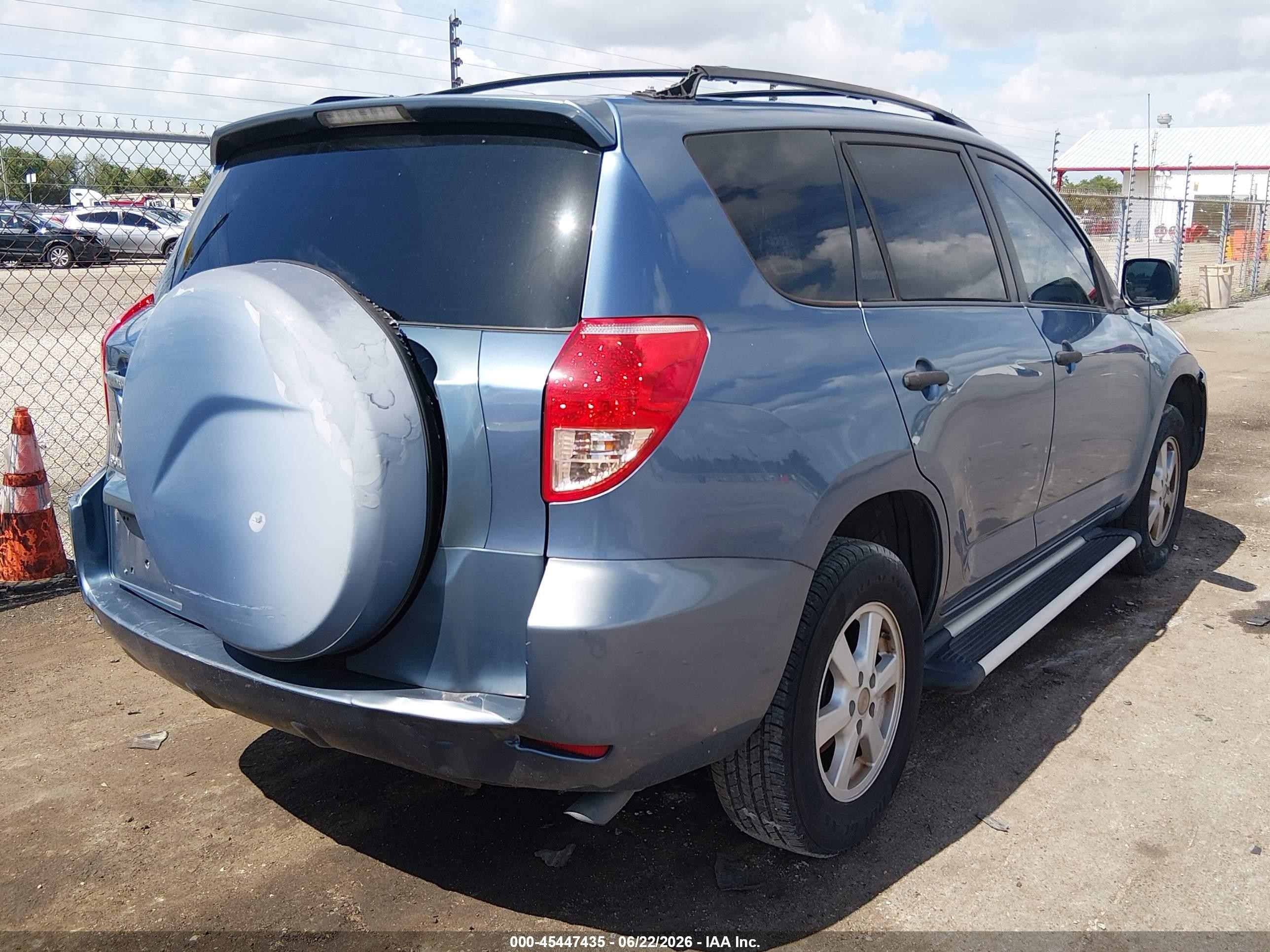 2007 Toyota Rav4 Blue vin: JTMZD33V176048019