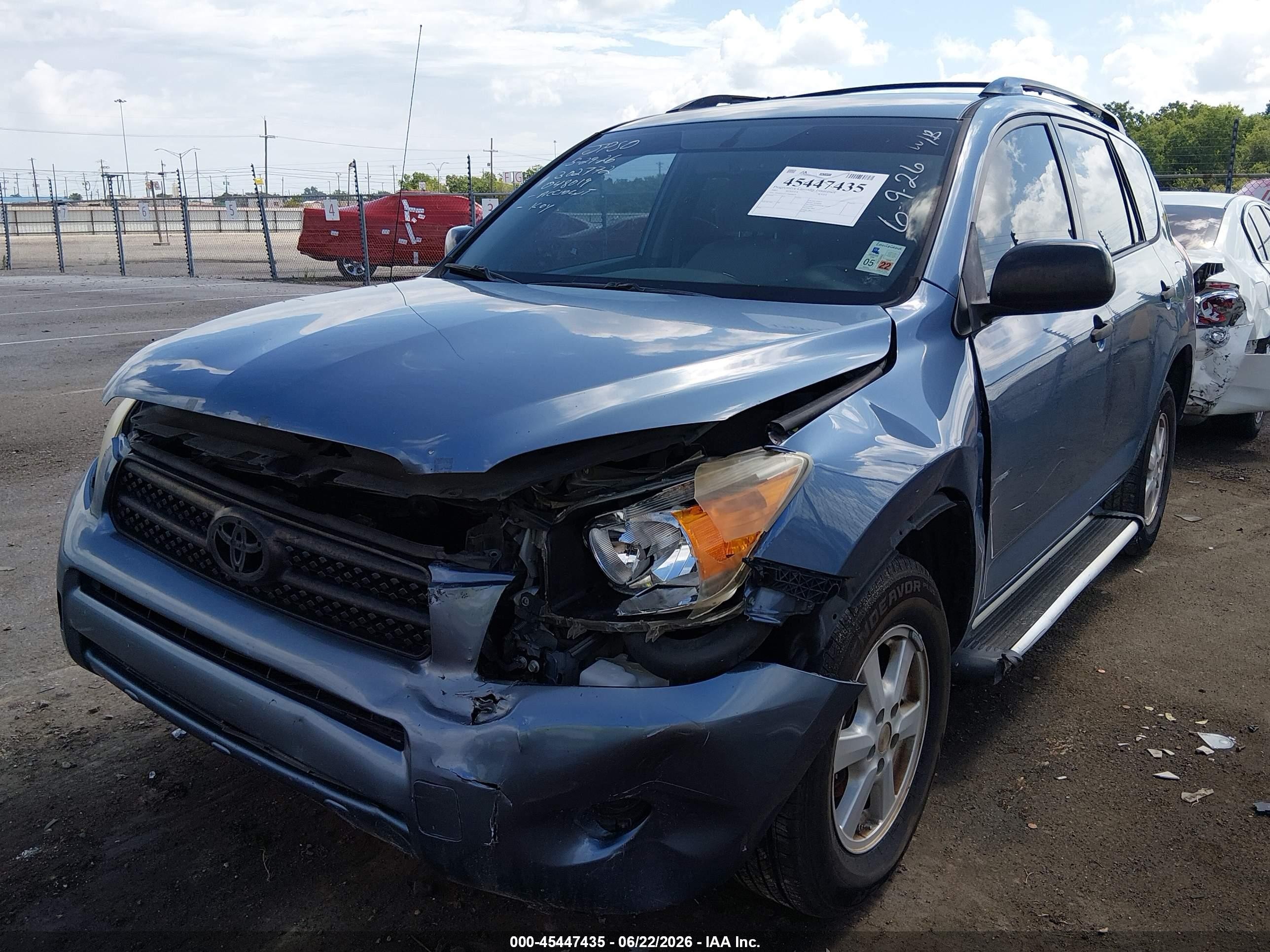 2007 Toyota Rav4 Blue vin: JTMZD33V176048019