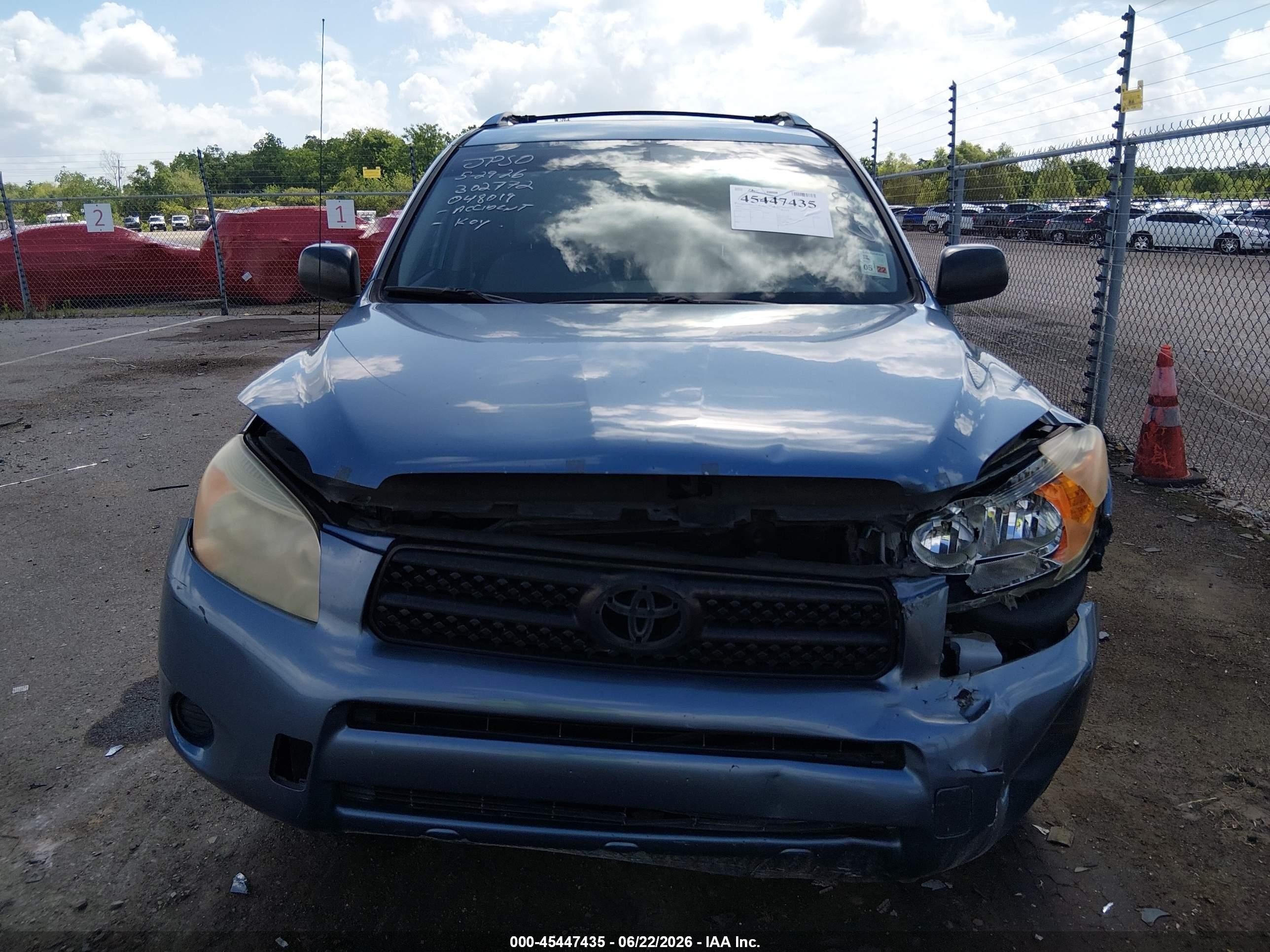 2007 Toyota Rav4 Blue vin: JTMZD33V176048019