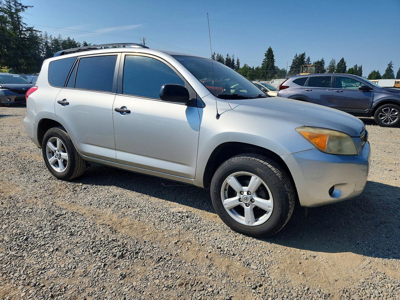 2007 Toyota Rav4 Base Silver vin: JTMZD33V176050840