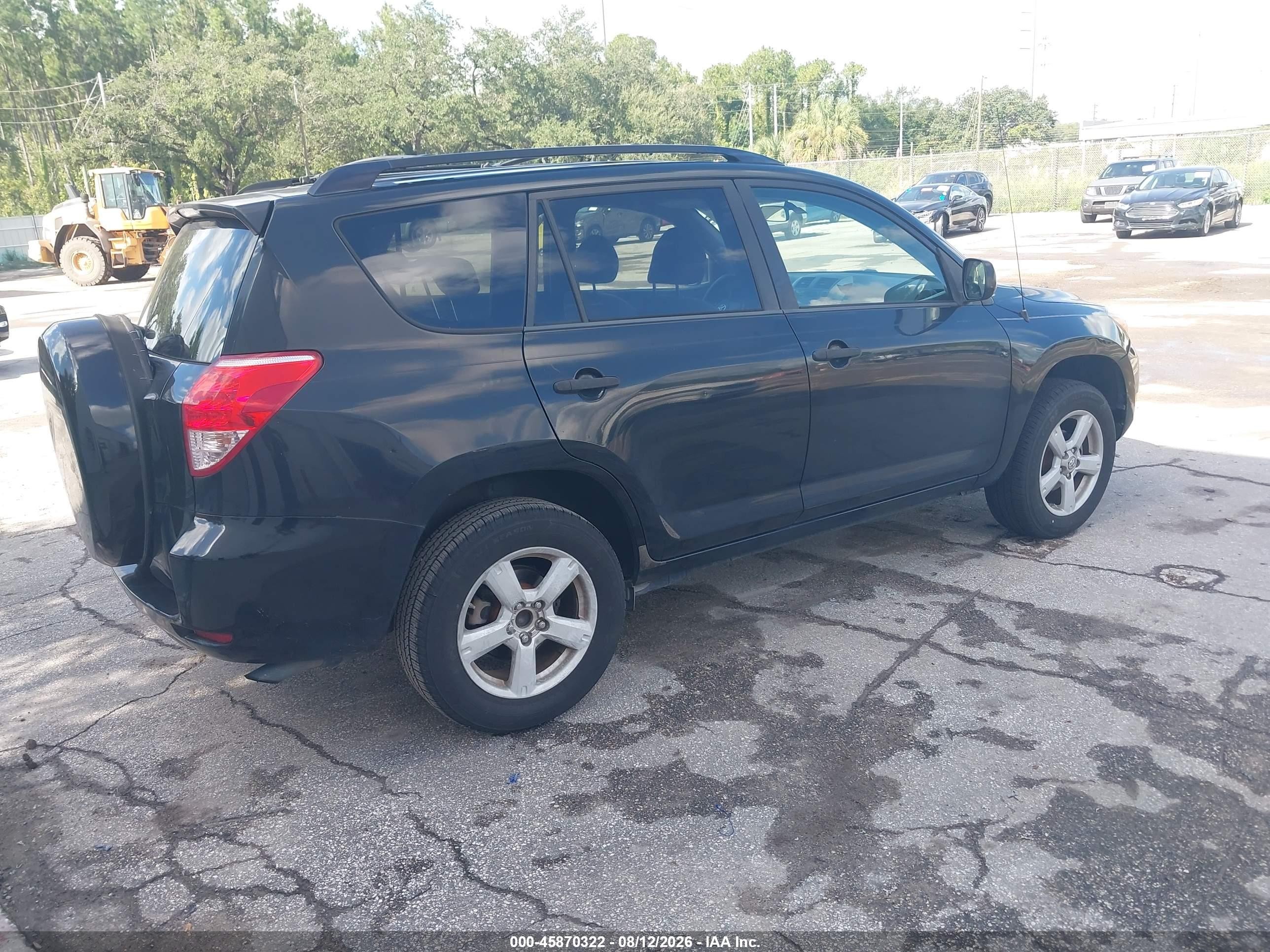 2008 Toyota Rav4   Черный vin: JTMZD33V185091945