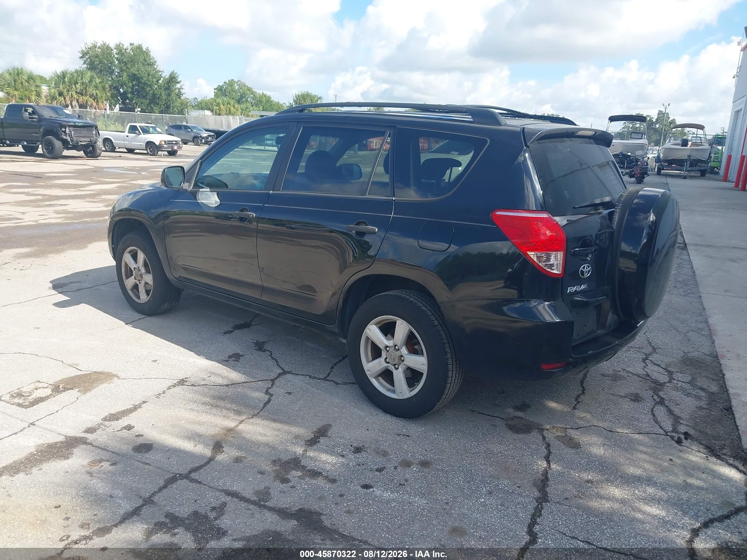 2008 Toyota Rav4   Черный vin: JTMZD33V185091945
