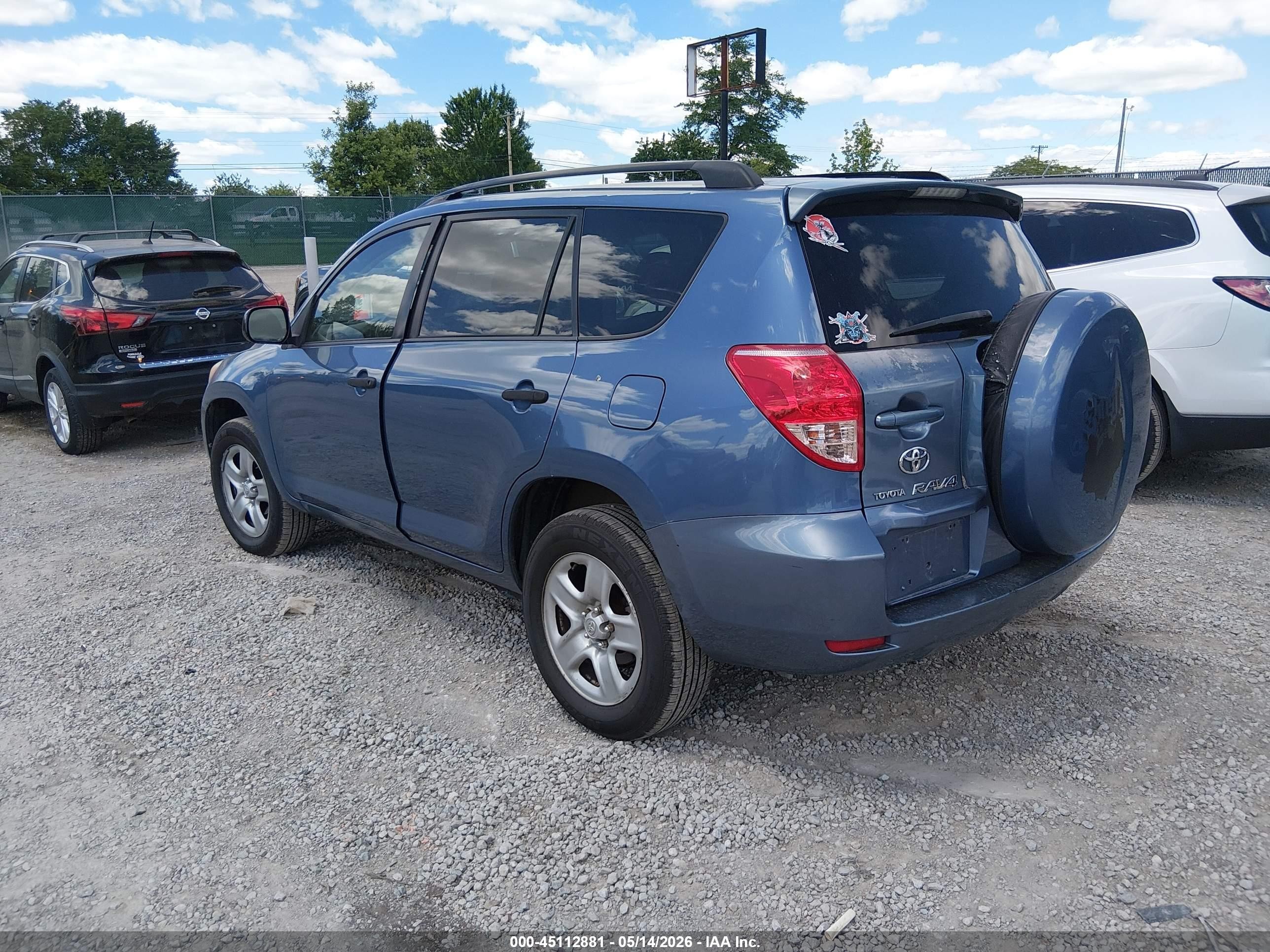 2008 Toyota Rav4   Blue vin: JTMZD33V185101731
