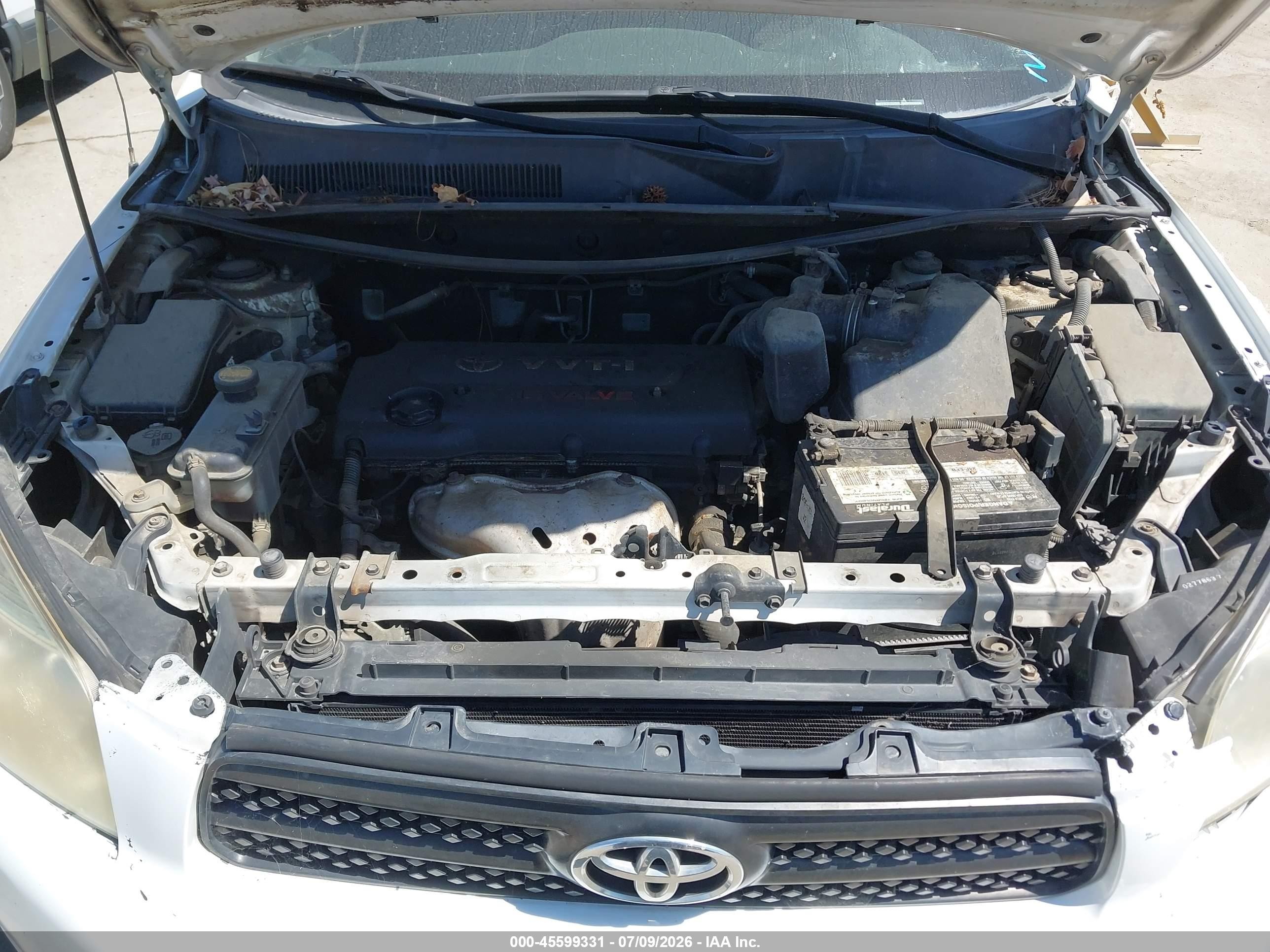 2007 Toyota Rav4   White vin: JTMZD33V275038766