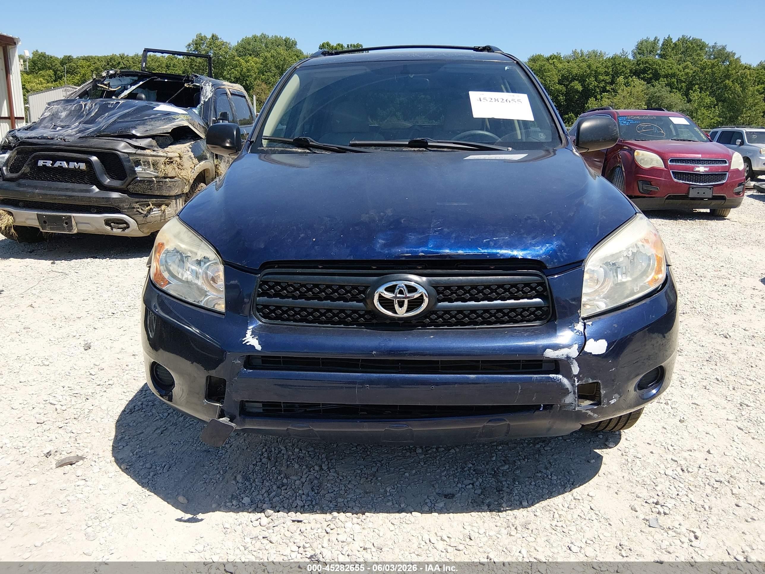 2007 Toyota Rav4 Blue vin: JTMZD33V275067569