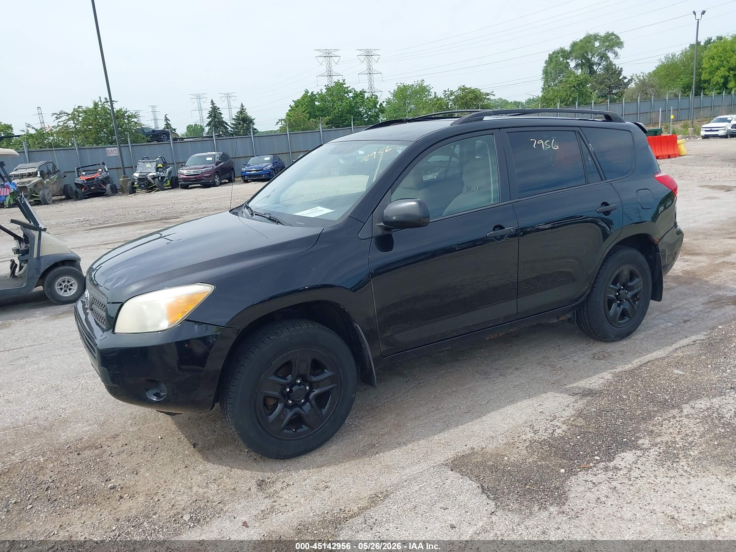 2007 Toyota Rav4   Black vin: JTMZD33V276028510