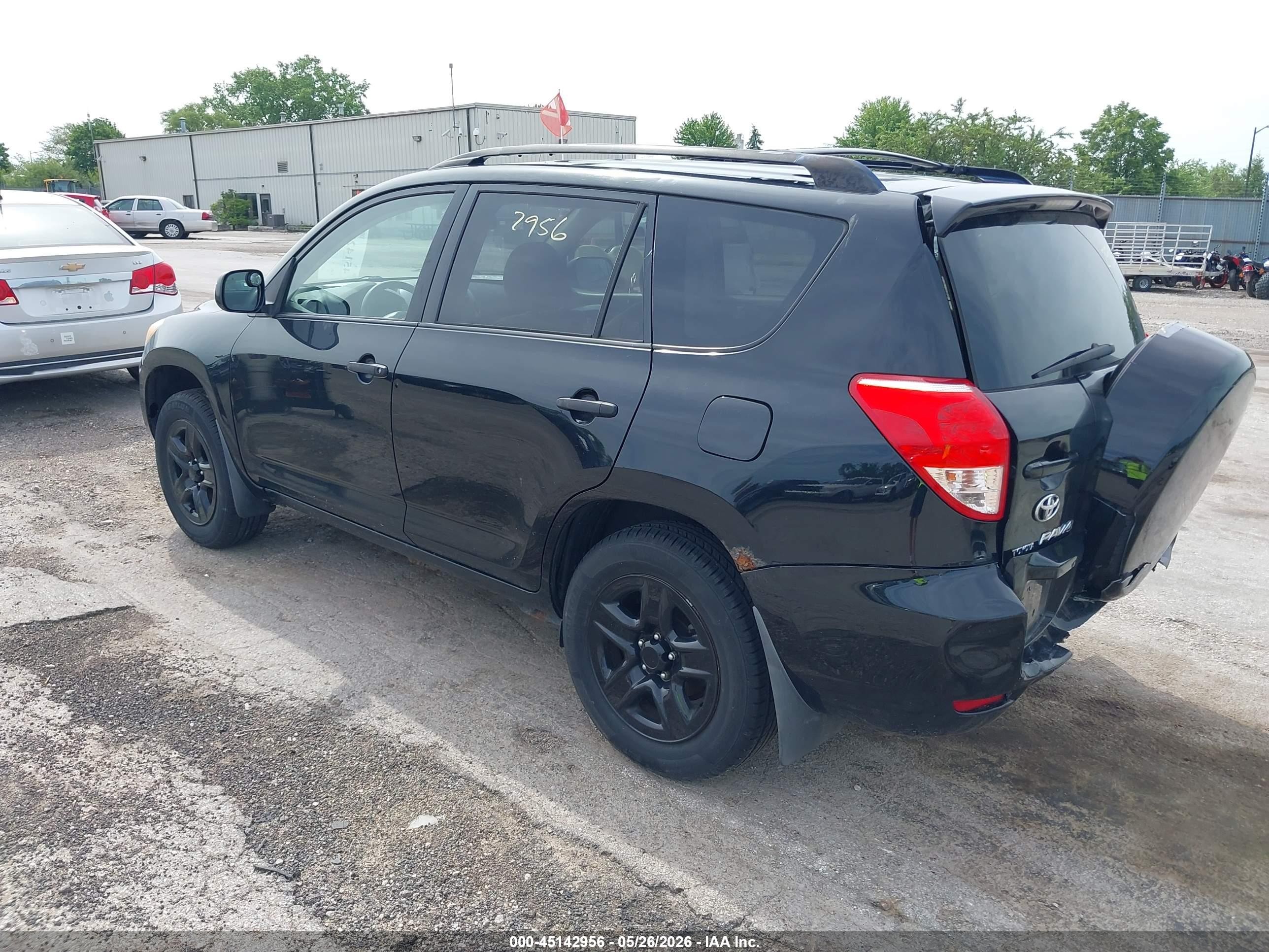 2007 Toyota Rav4   Black vin: JTMZD33V276028510