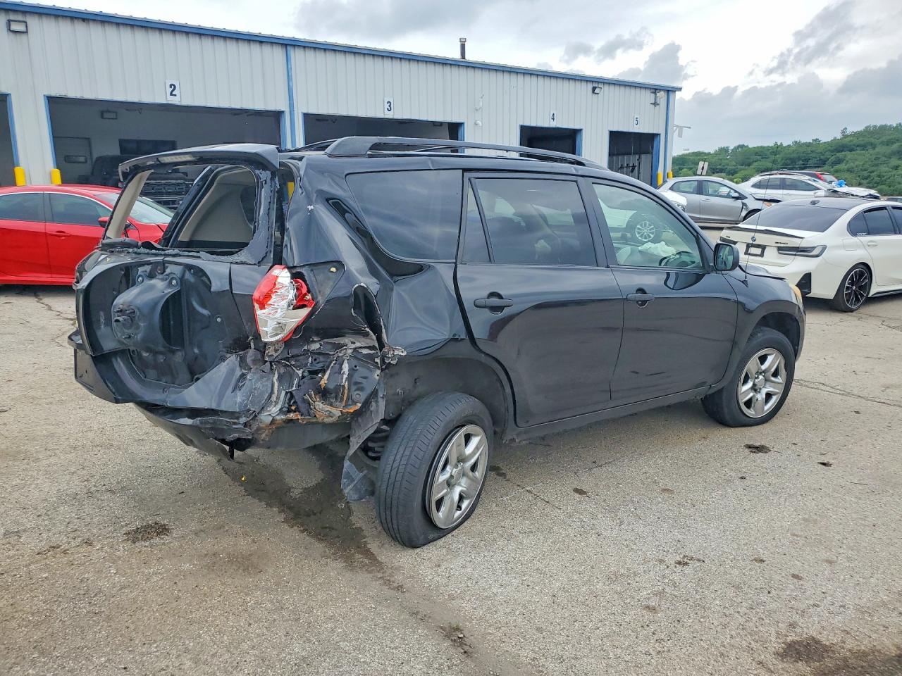 2007 Toyota Rav4 Base Black vin: JTMZD33V276032640