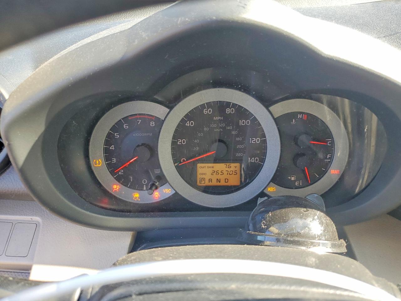 2007 Toyota Rav4 Base Black vin: JTMZD33V276032640
