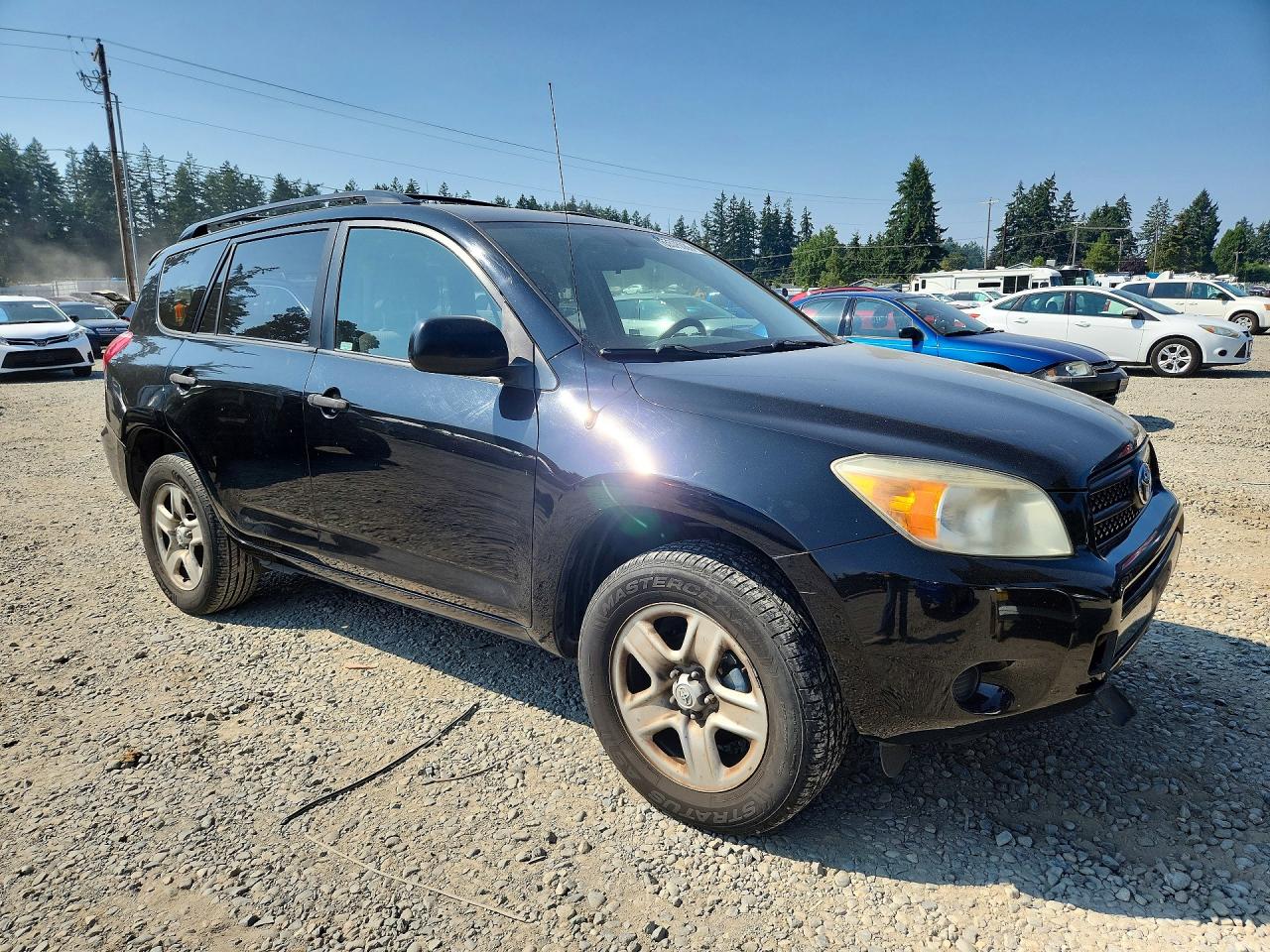 2007 Toyota Rav4 Base Black vin: JTMZD33V276033030