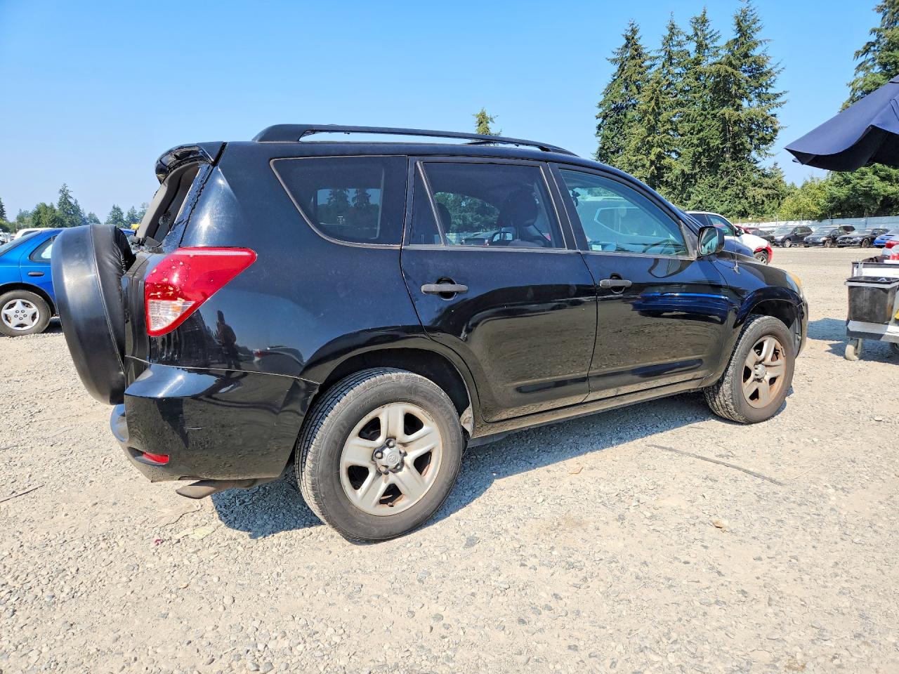 2007 Toyota Rav4 Base Black vin: JTMZD33V276033030