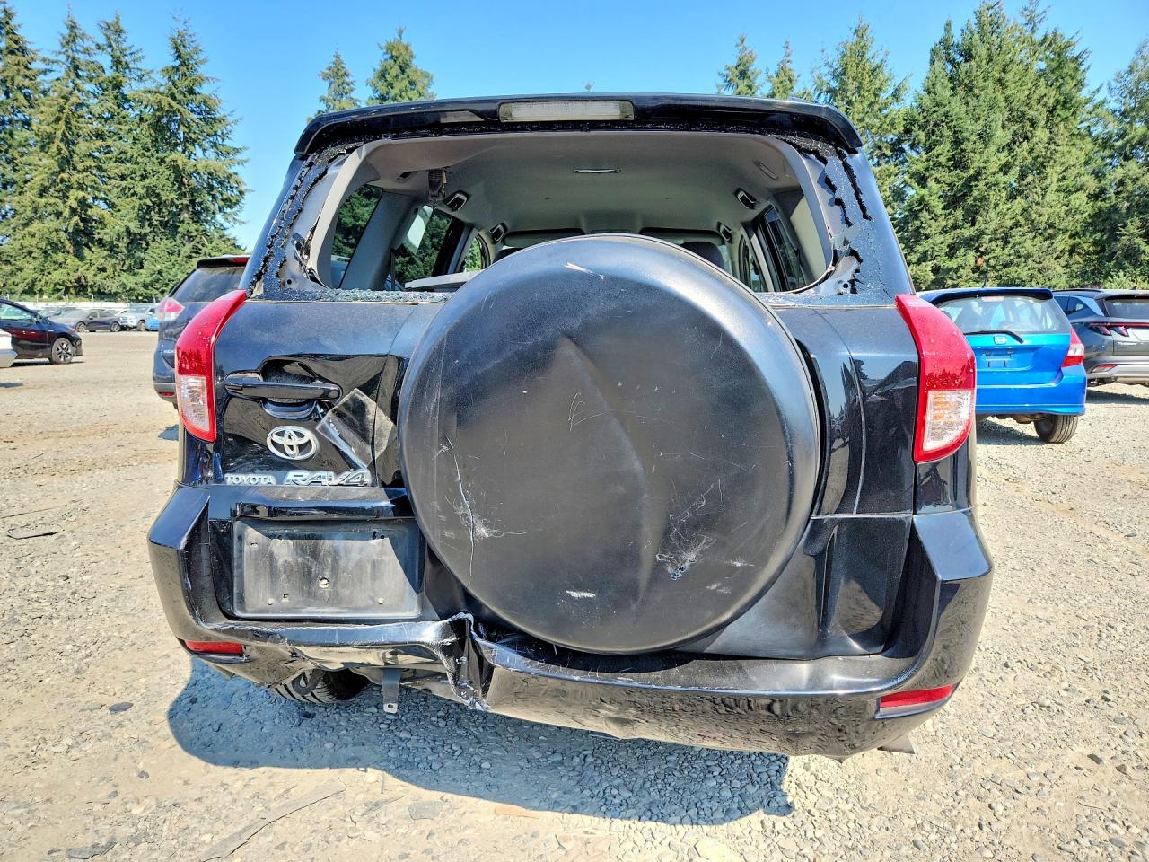 2007 Toyota Rav4 Base Black vin: JTMZD33V276033030