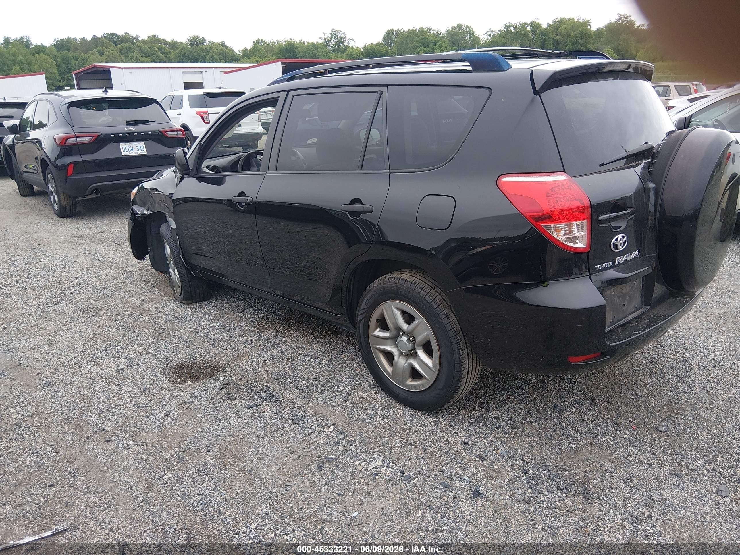 2007 Toyota Rav4   Черный vin: JTMZD33V276041273