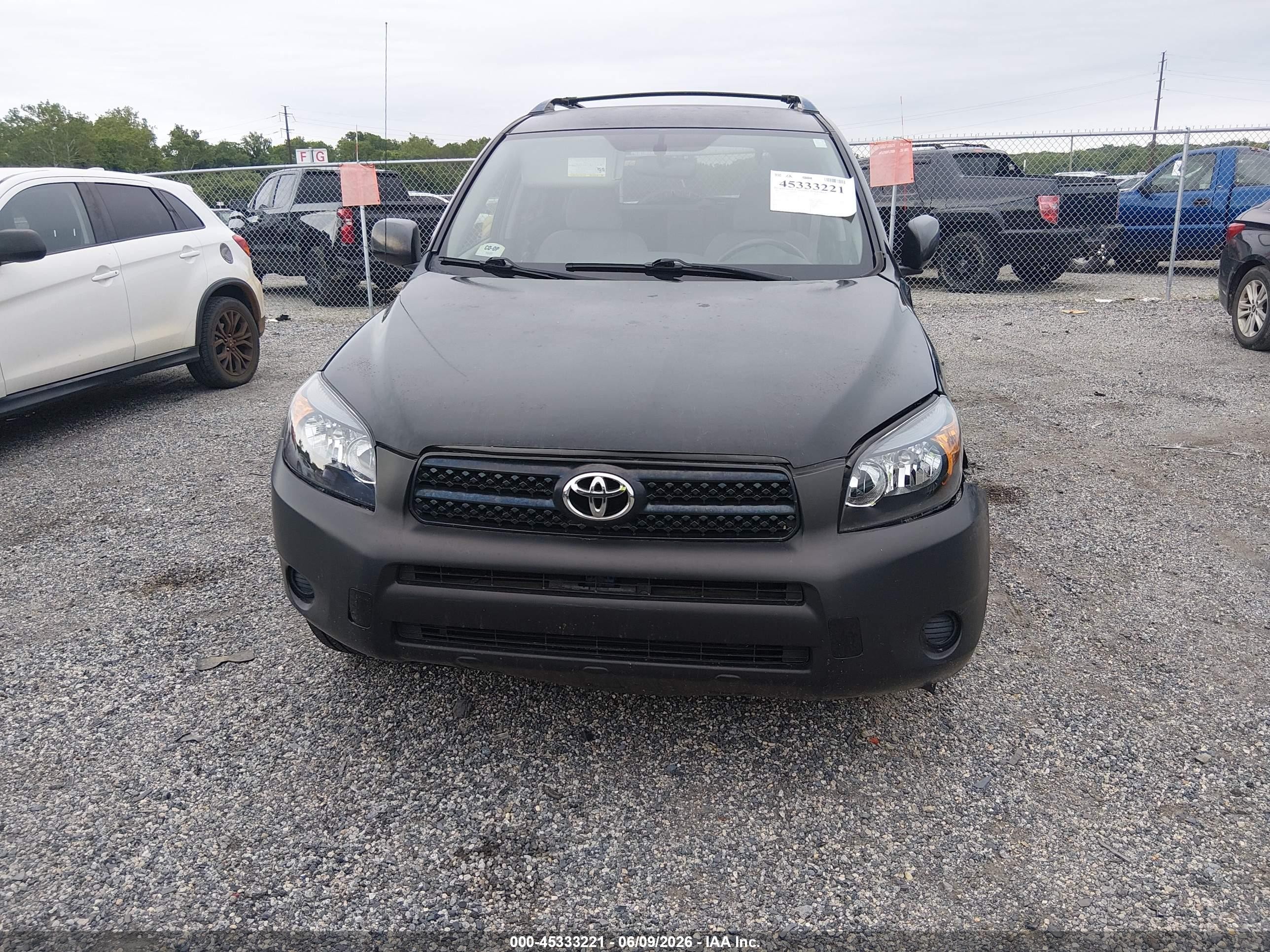 2007 Toyota Rav4   Черный vin: JTMZD33V276041273