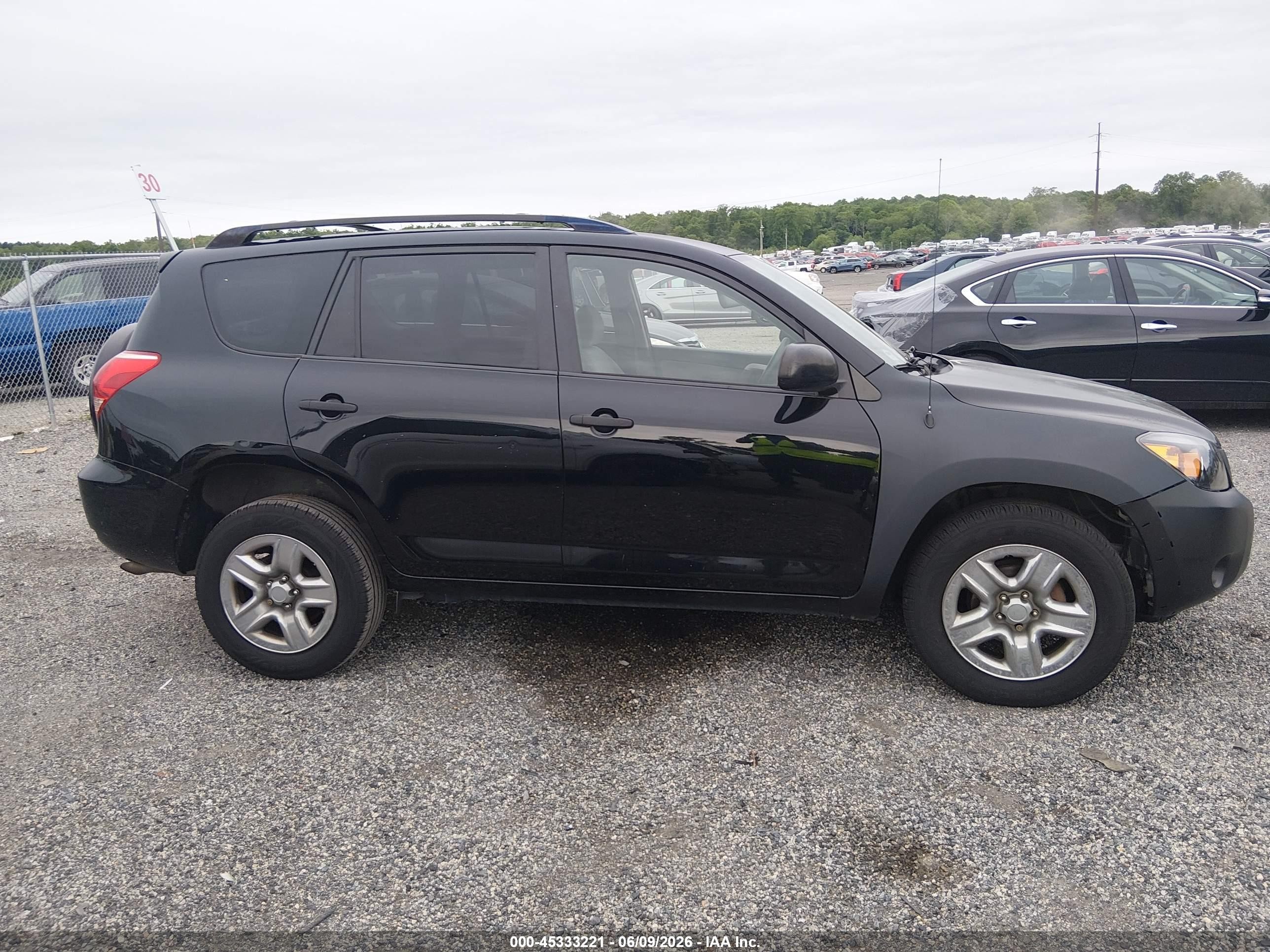 2007 Toyota Rav4   Черный vin: JTMZD33V276041273
