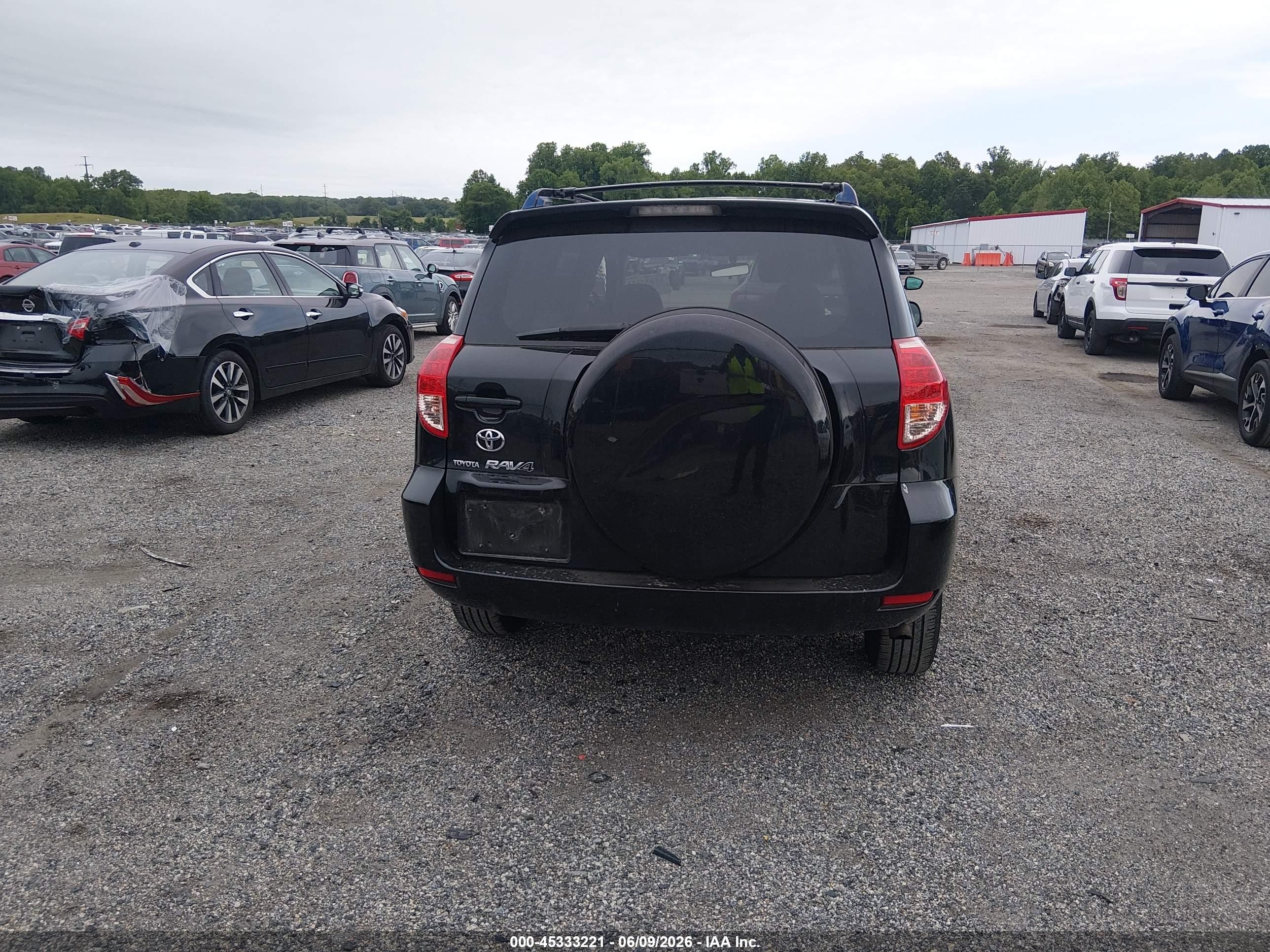 2007 Toyota Rav4   Черный vin: JTMZD33V276041273