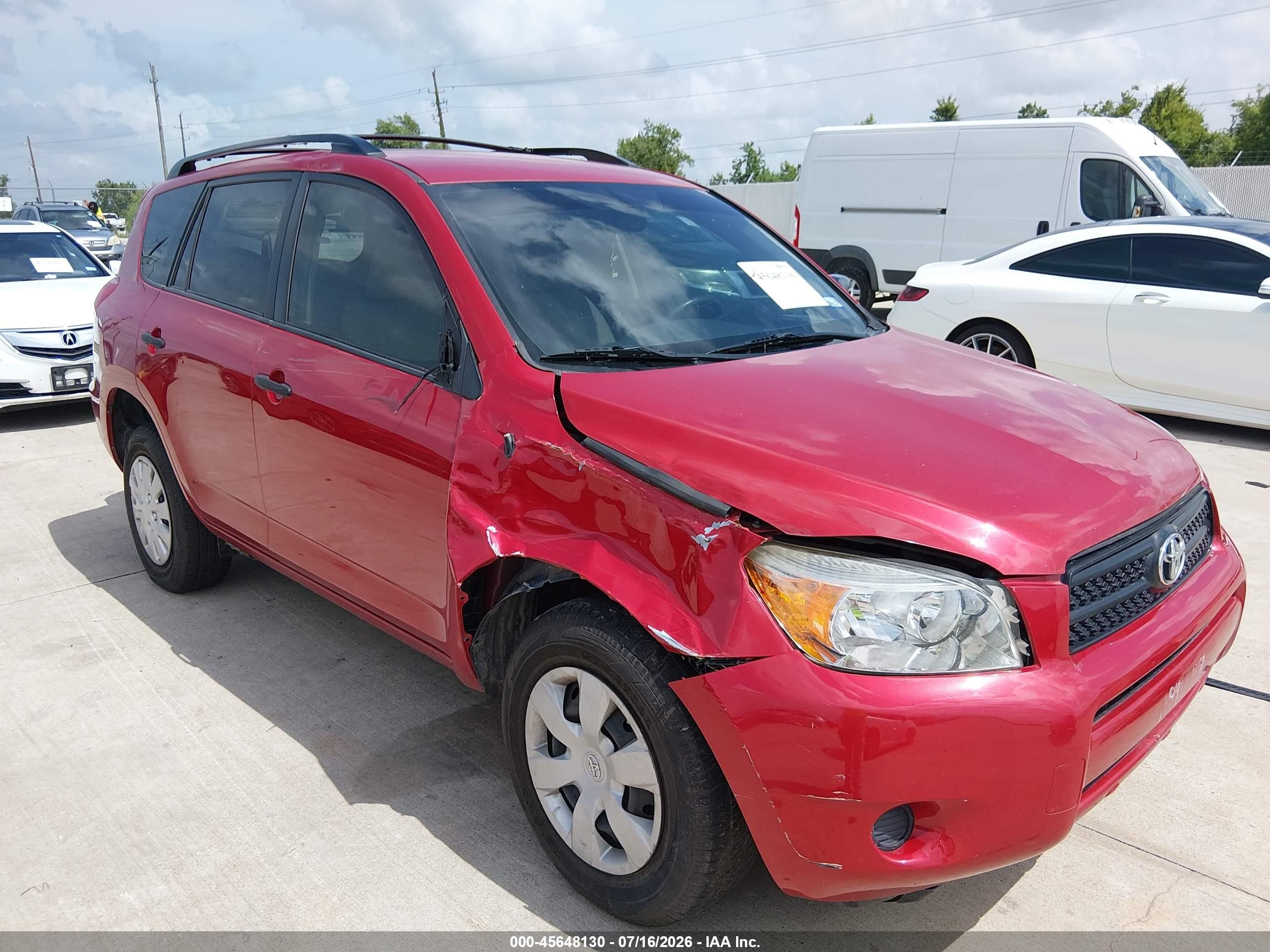 2008 Toyota Rav4   Red vin: JTMZD33V285089587