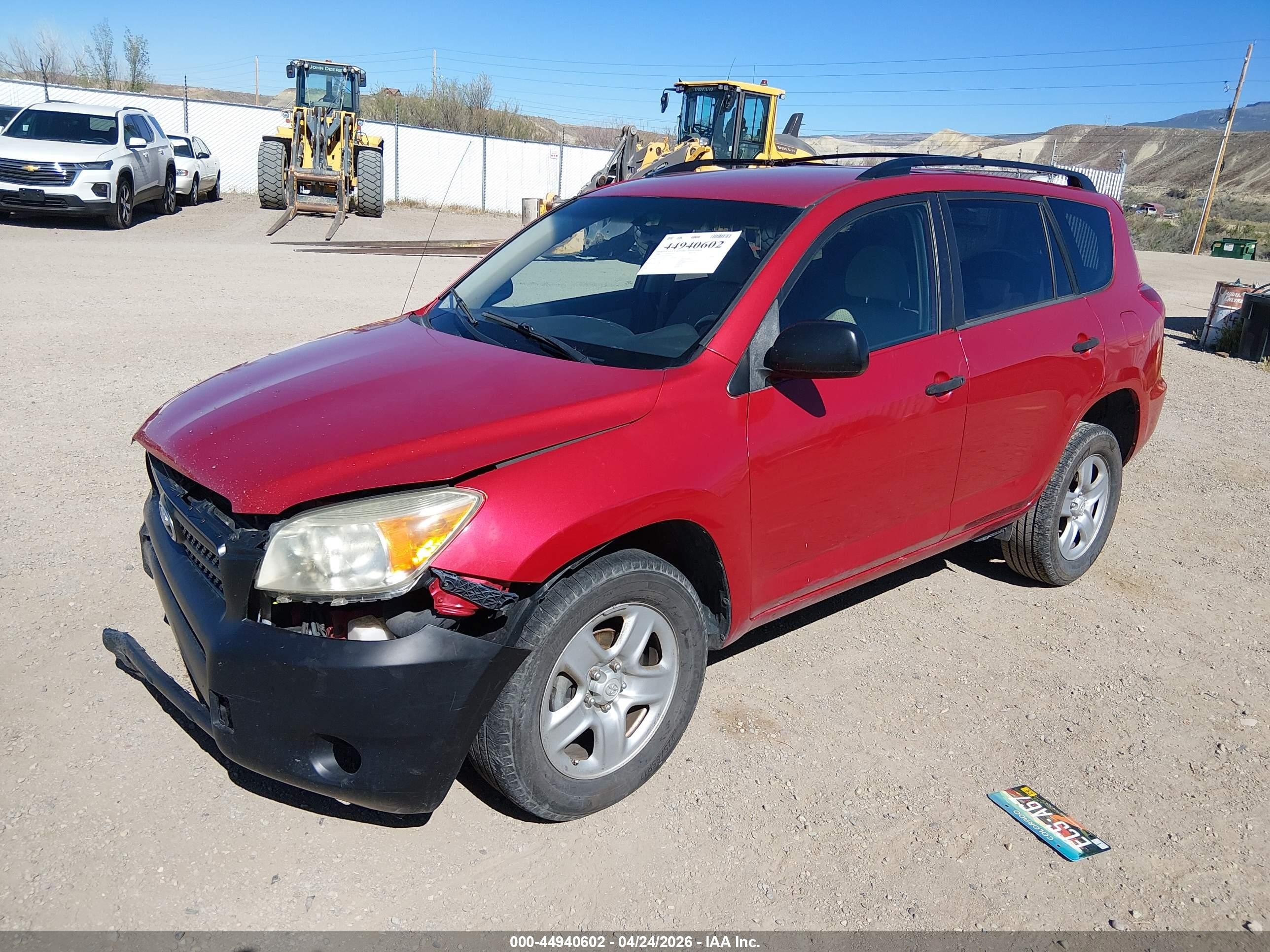 2008 Toyota Rav4   Red vin: JTMZD33V285093820