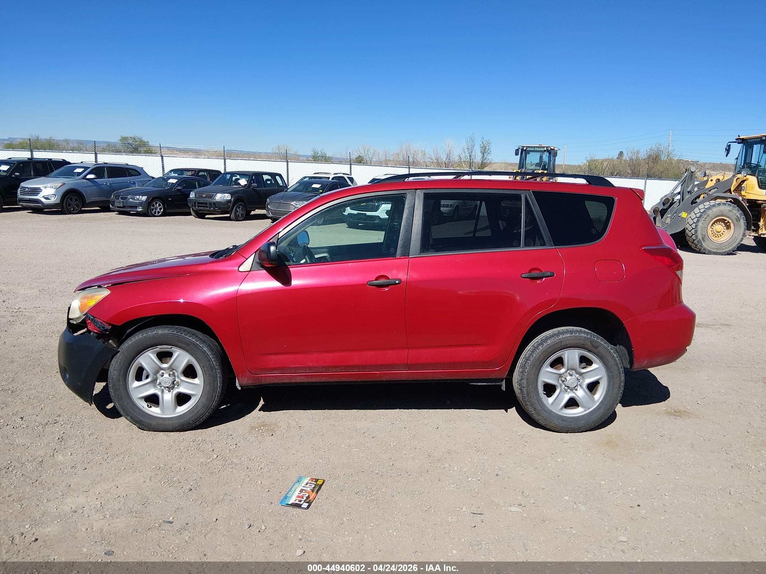 2008 Toyota Rav4   Red vin: JTMZD33V285093820