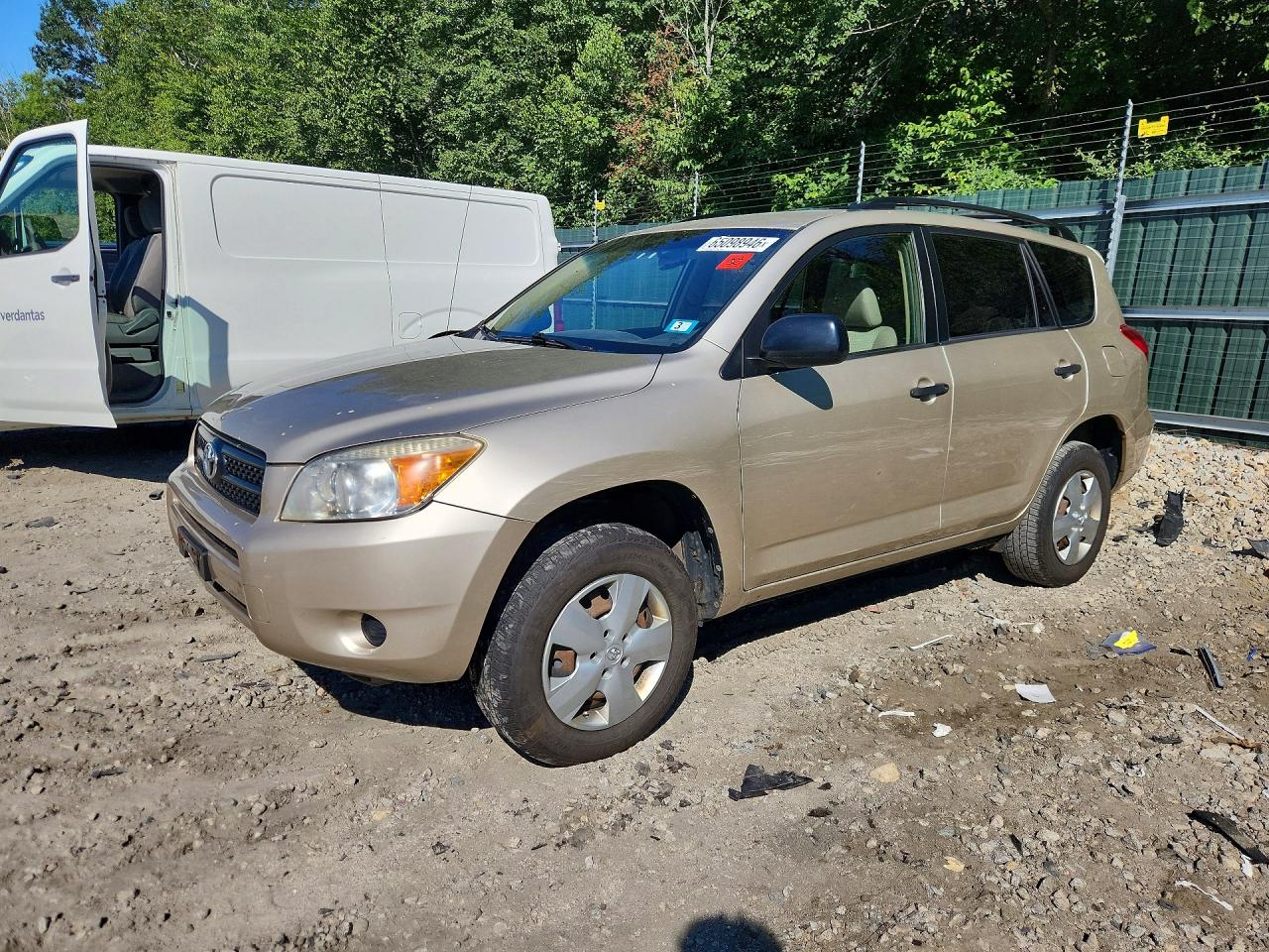 2008 Toyota Rav4 Base Gold vin: JTMZD33V285094451