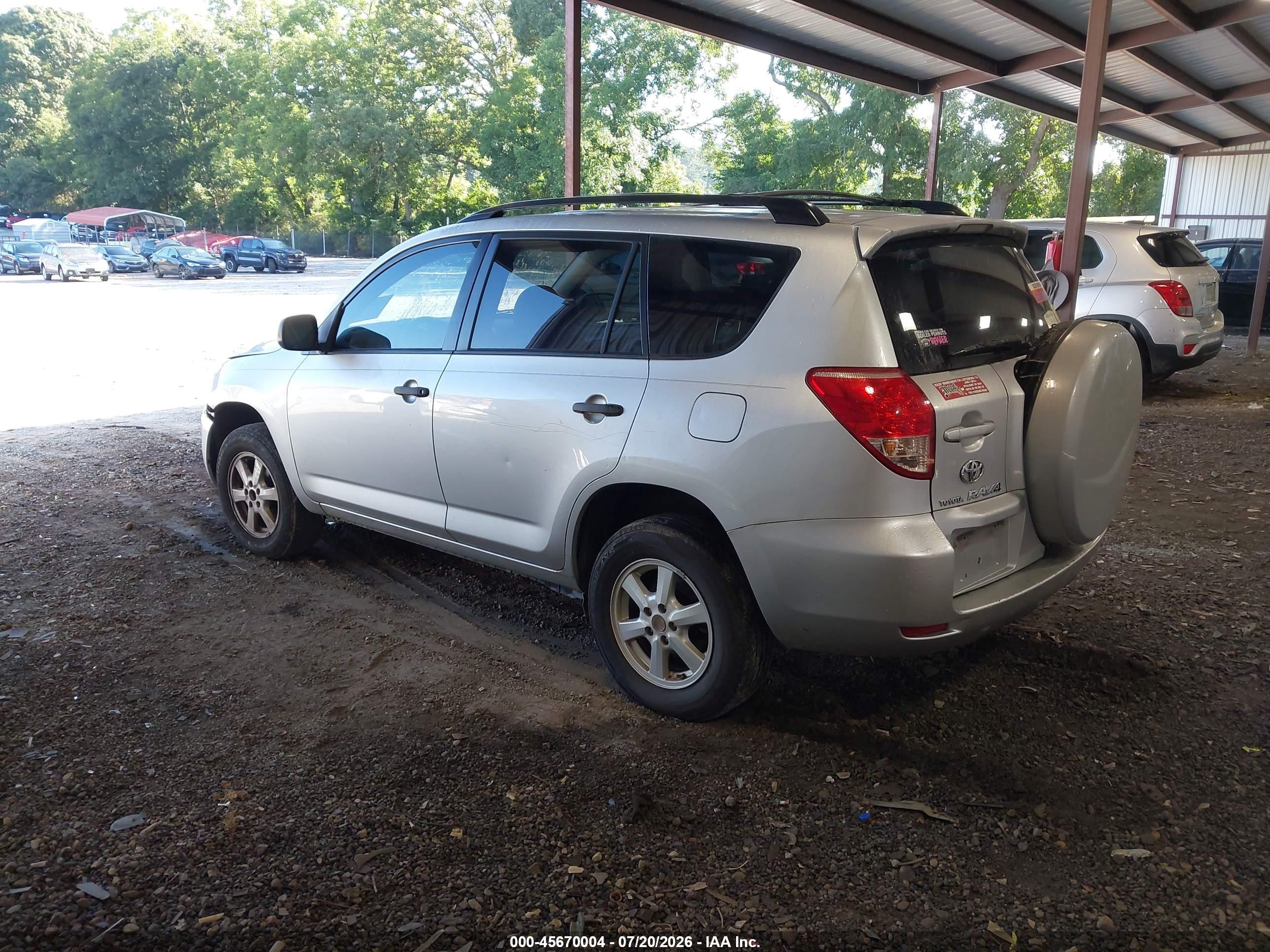2008 Toyota Rav4   Silver vin: JTMZD33V285096717