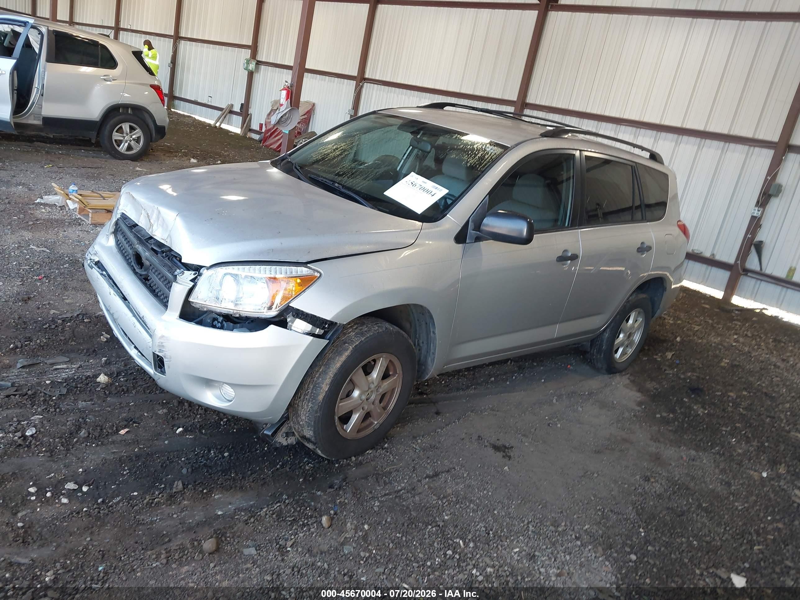 2008 Toyota Rav4   Silver vin: JTMZD33V285096717