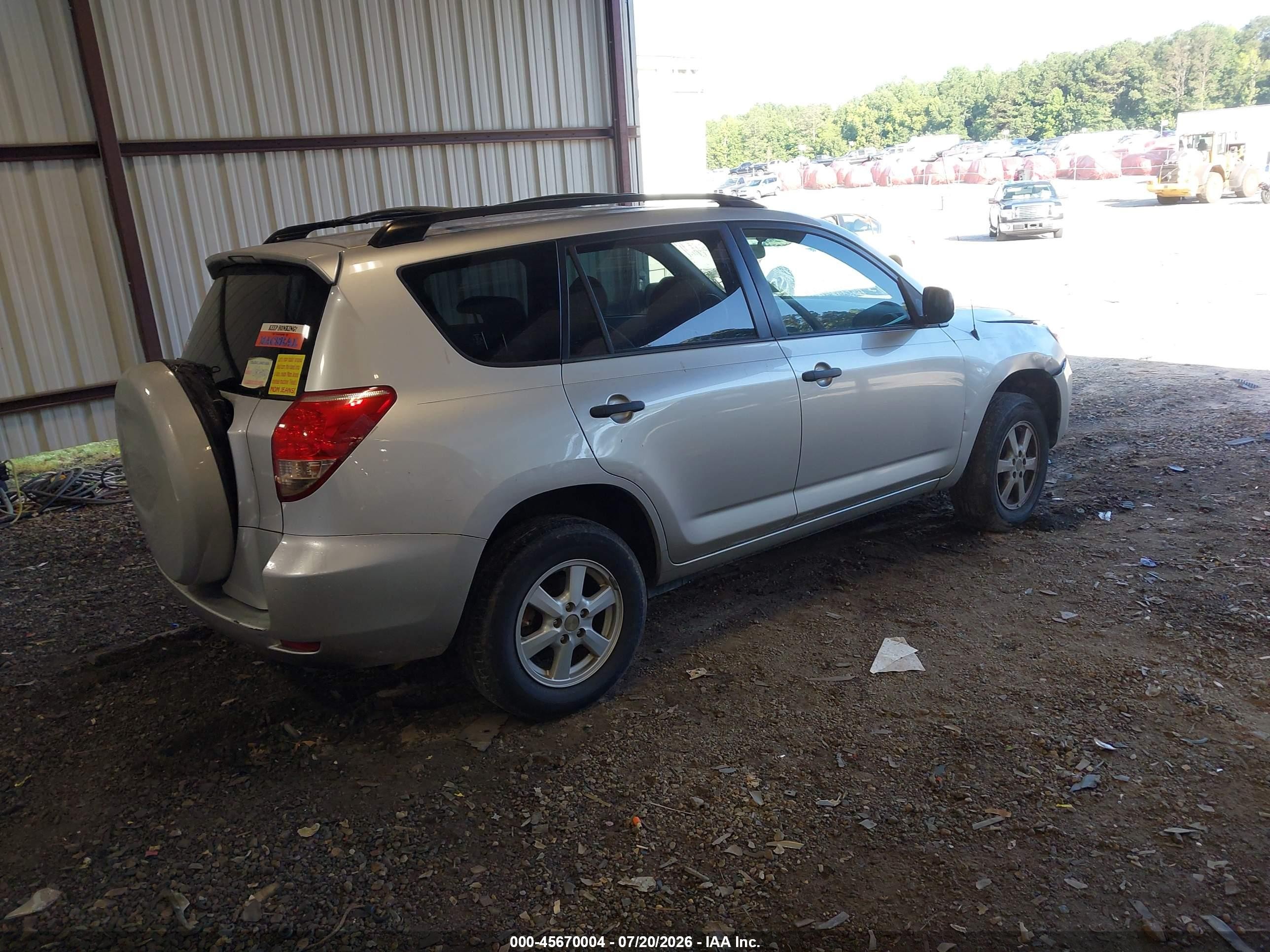 2008 Toyota Rav4   Silver vin: JTMZD33V285096717