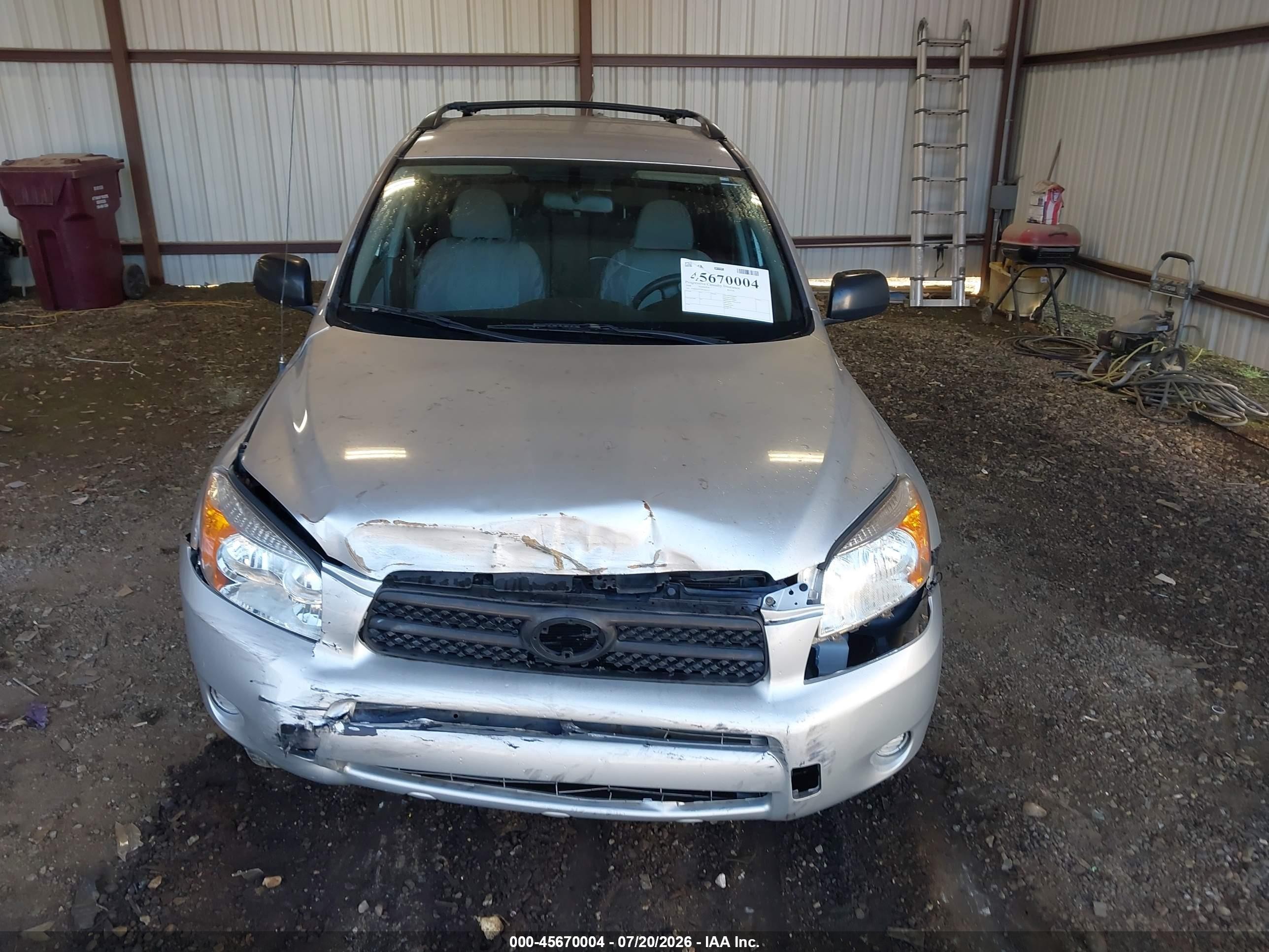 2008 Toyota Rav4   Silver vin: JTMZD33V285096717