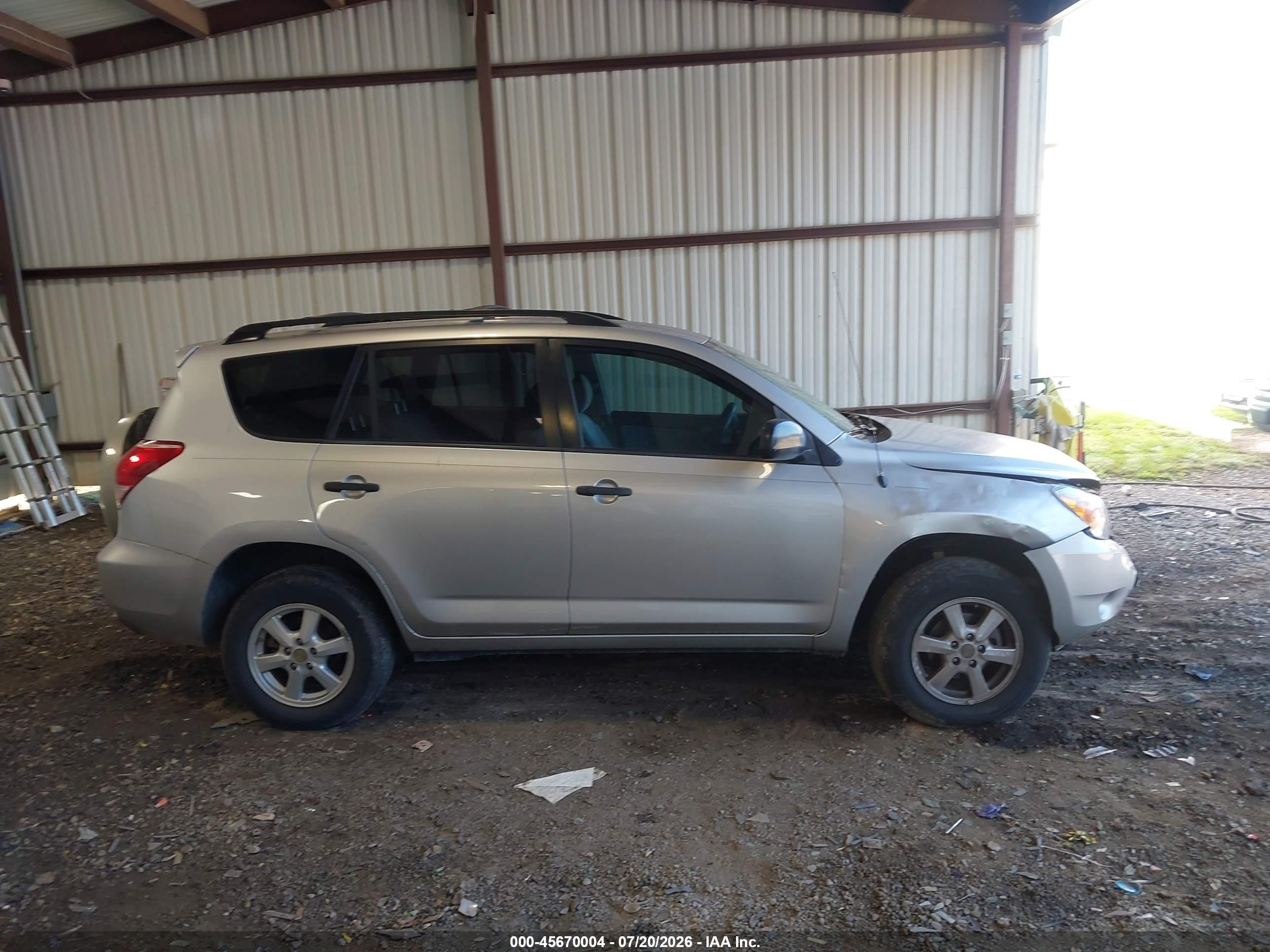 2008 Toyota Rav4   Silver vin: JTMZD33V285096717