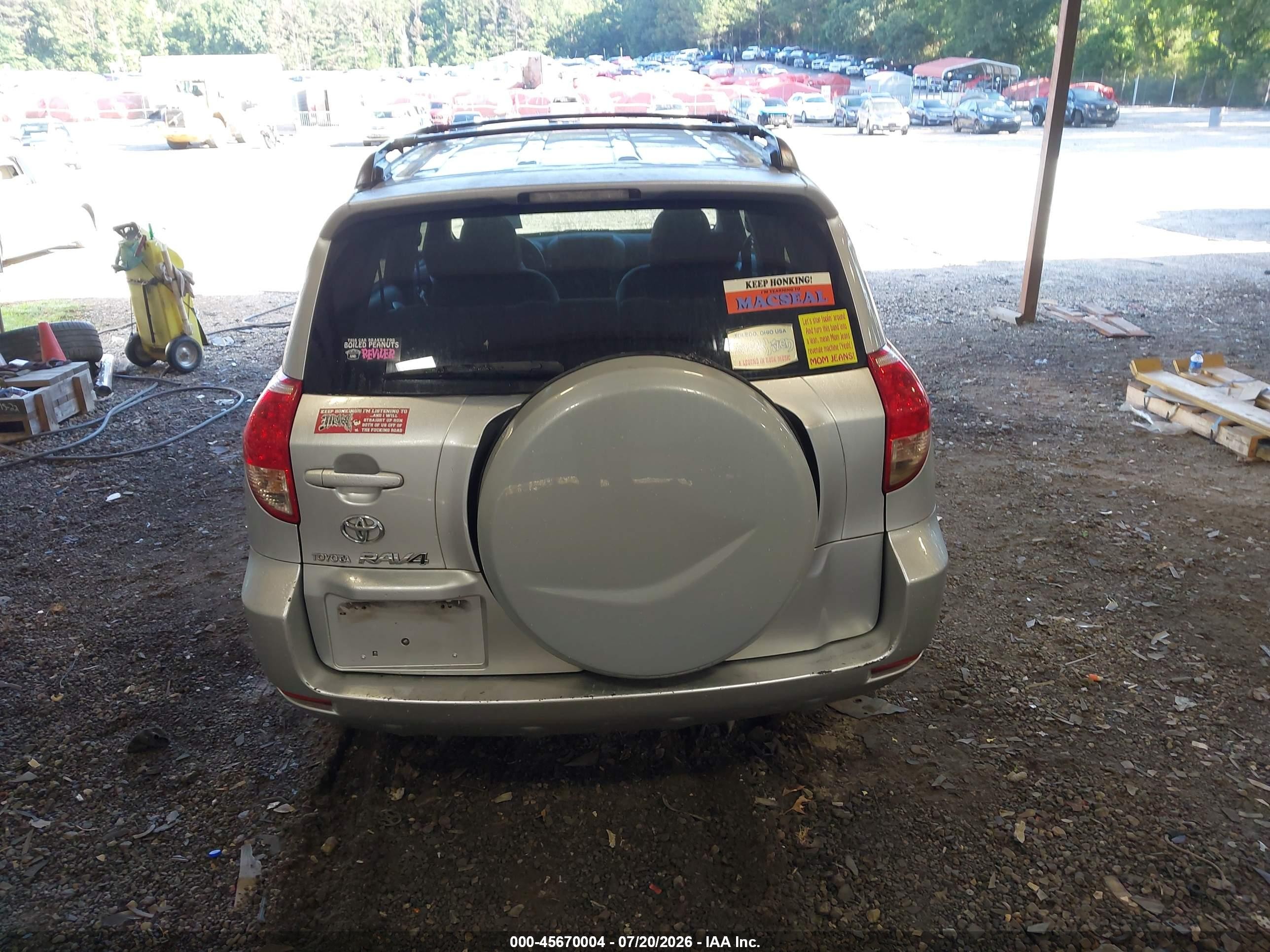 2008 Toyota Rav4   Silver vin: JTMZD33V285096717