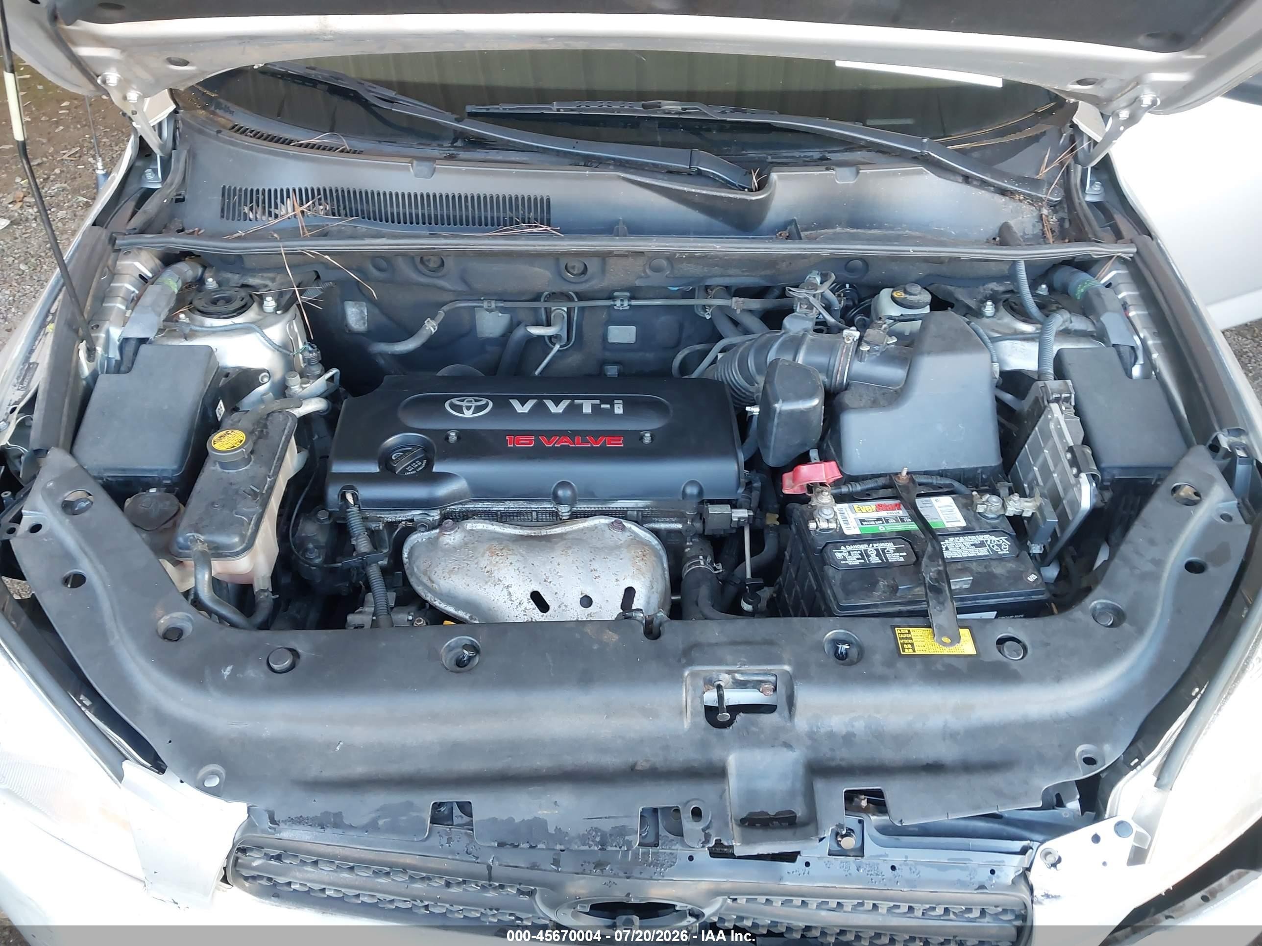 2008 Toyota Rav4   Silver vin: JTMZD33V285096717