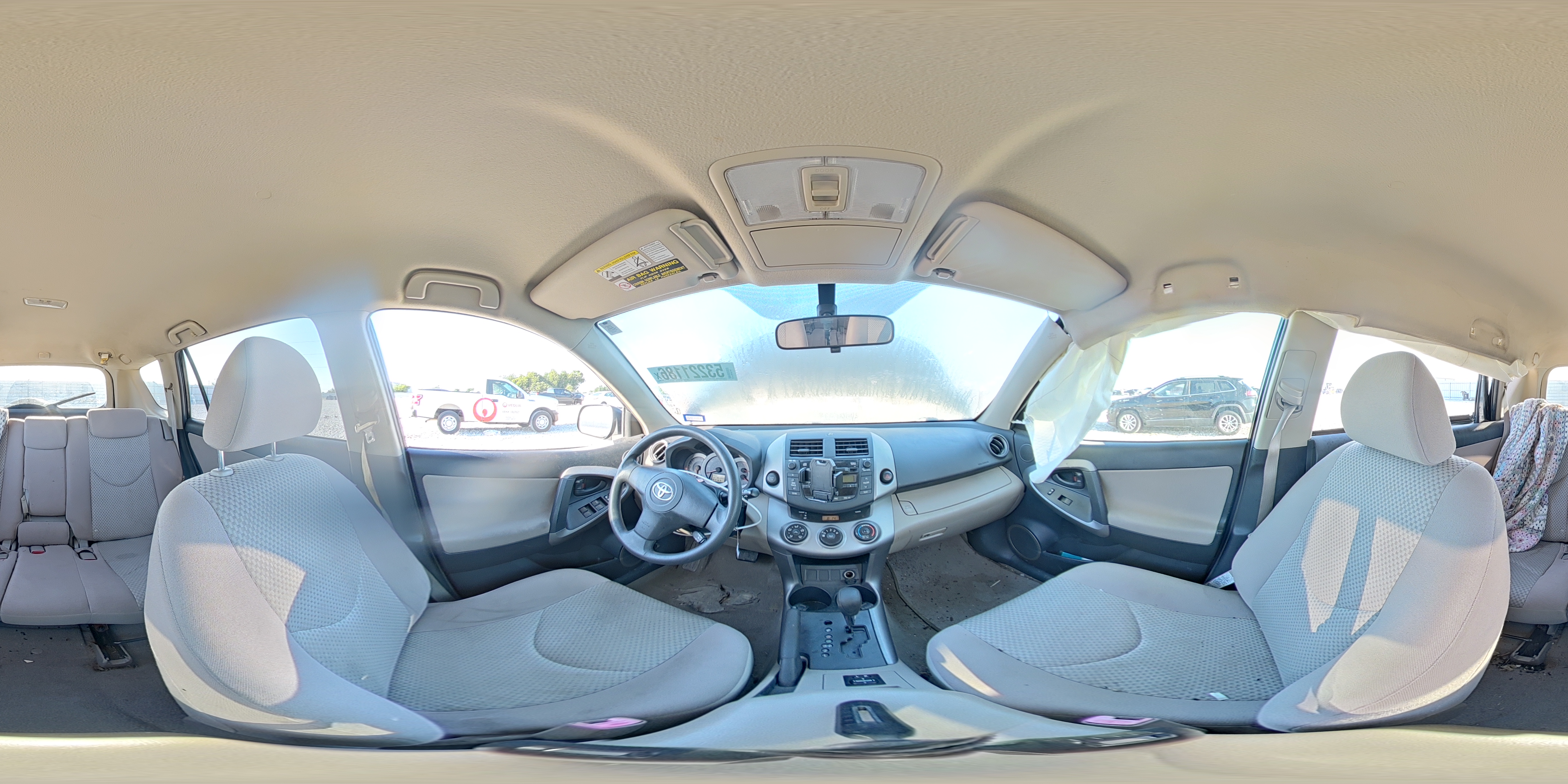 2008 Toyota Rav4 Base Black vin: JTMZD33V285096989