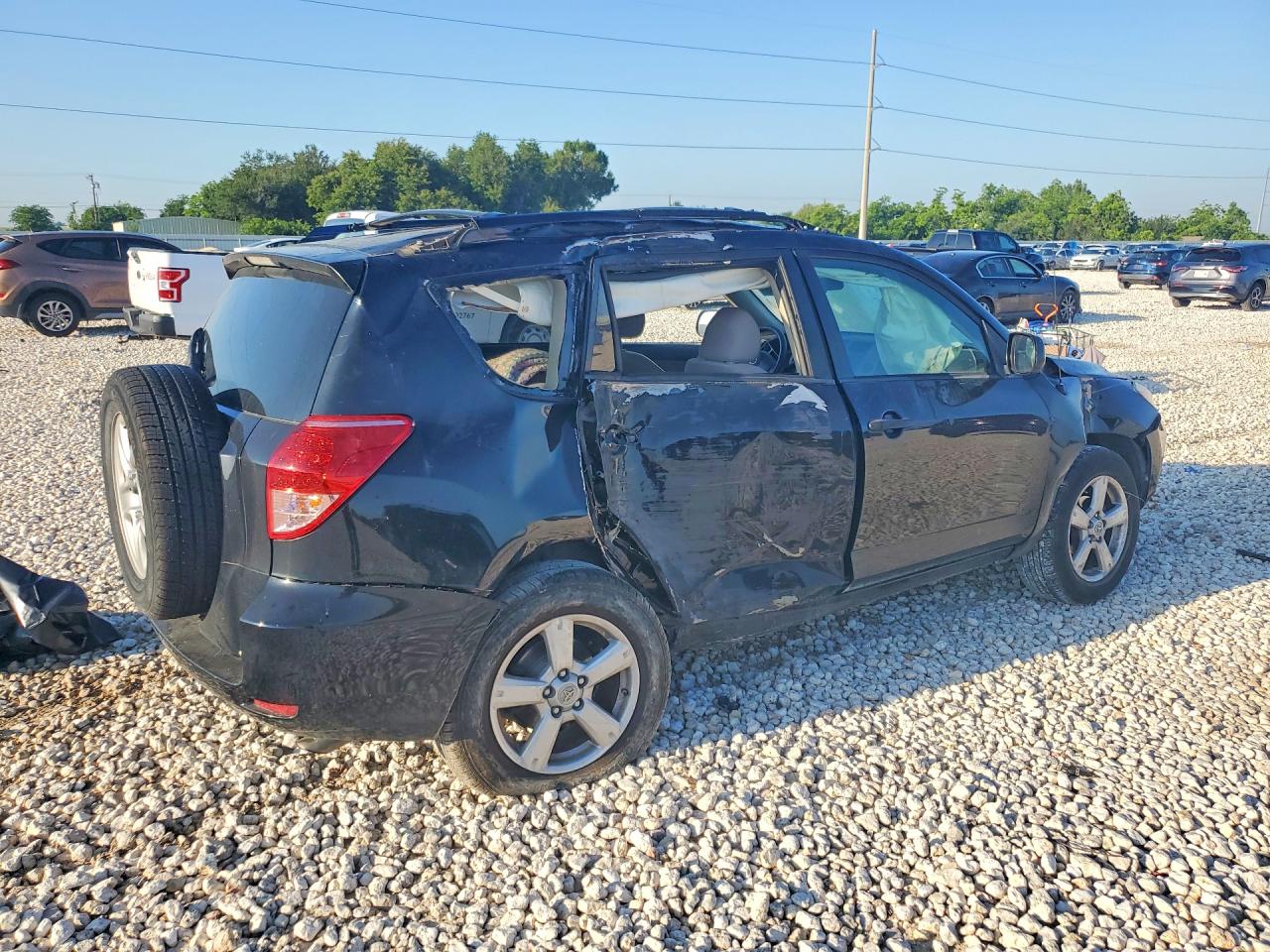 2008 Toyota Rav4 Base Black vin: JTMZD33V285096989