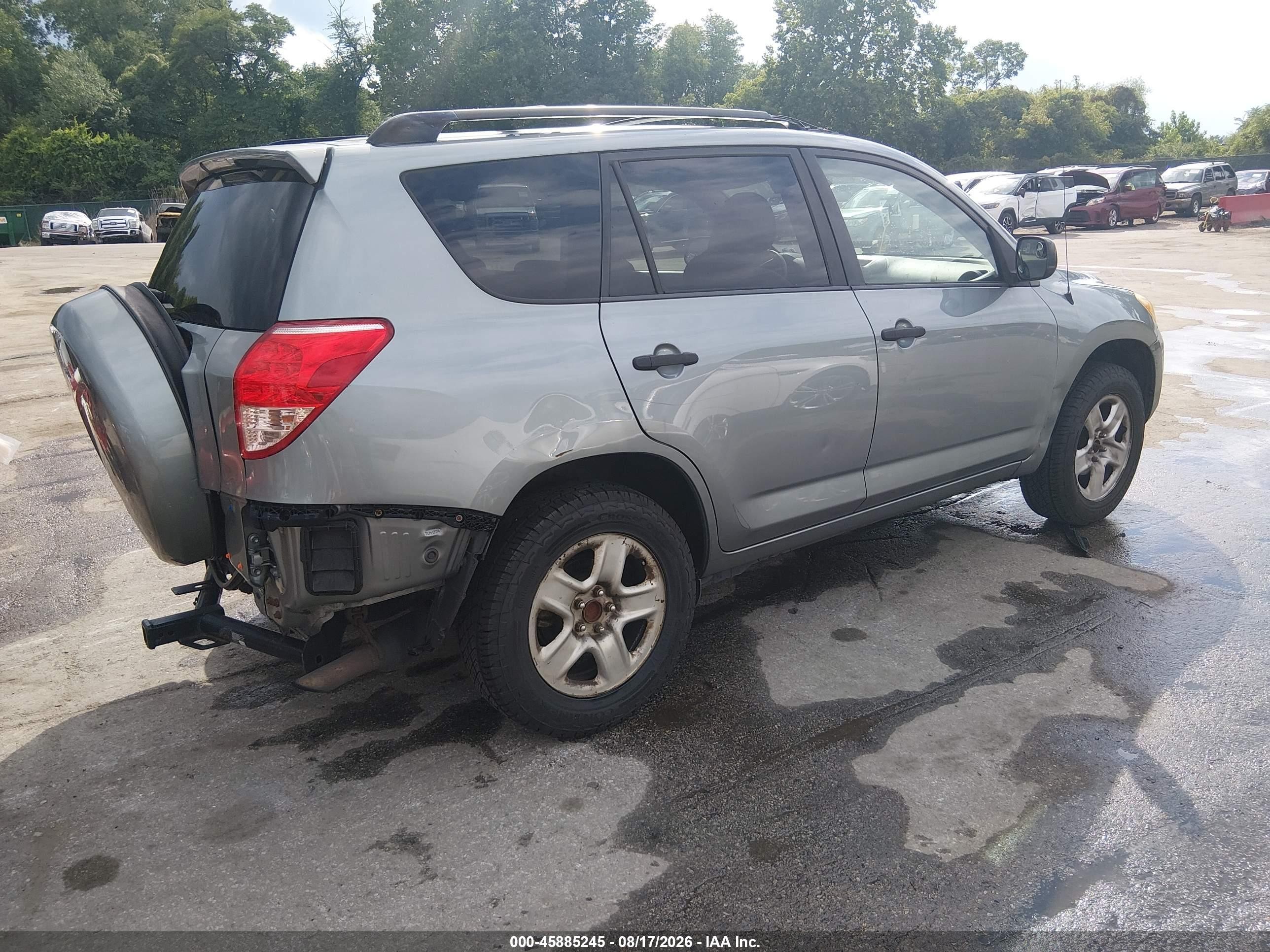 2008 Toyota Rav4   Gray vin: JTMZD33V285104010