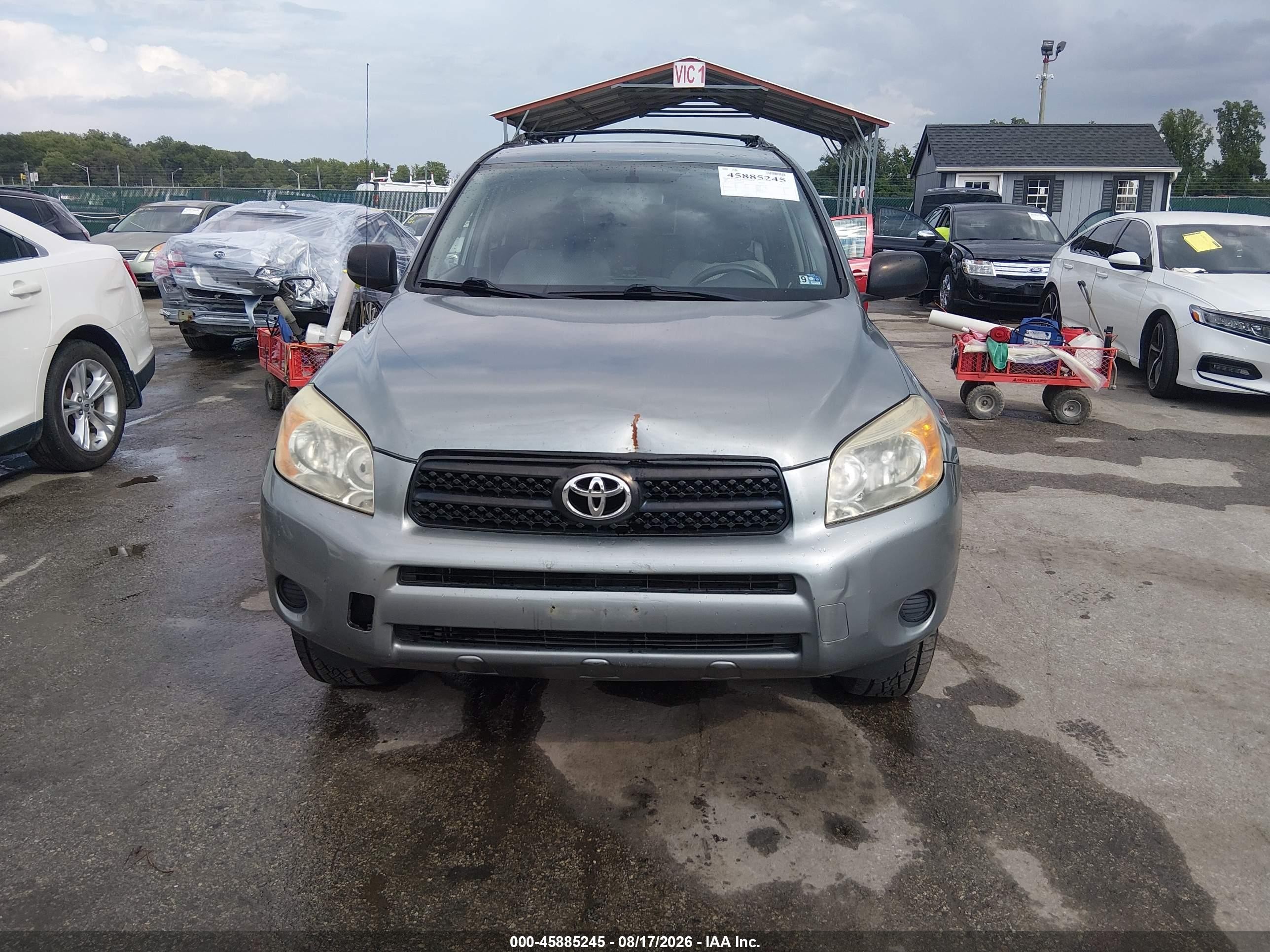 2008 Toyota Rav4   Gray vin: JTMZD33V285104010