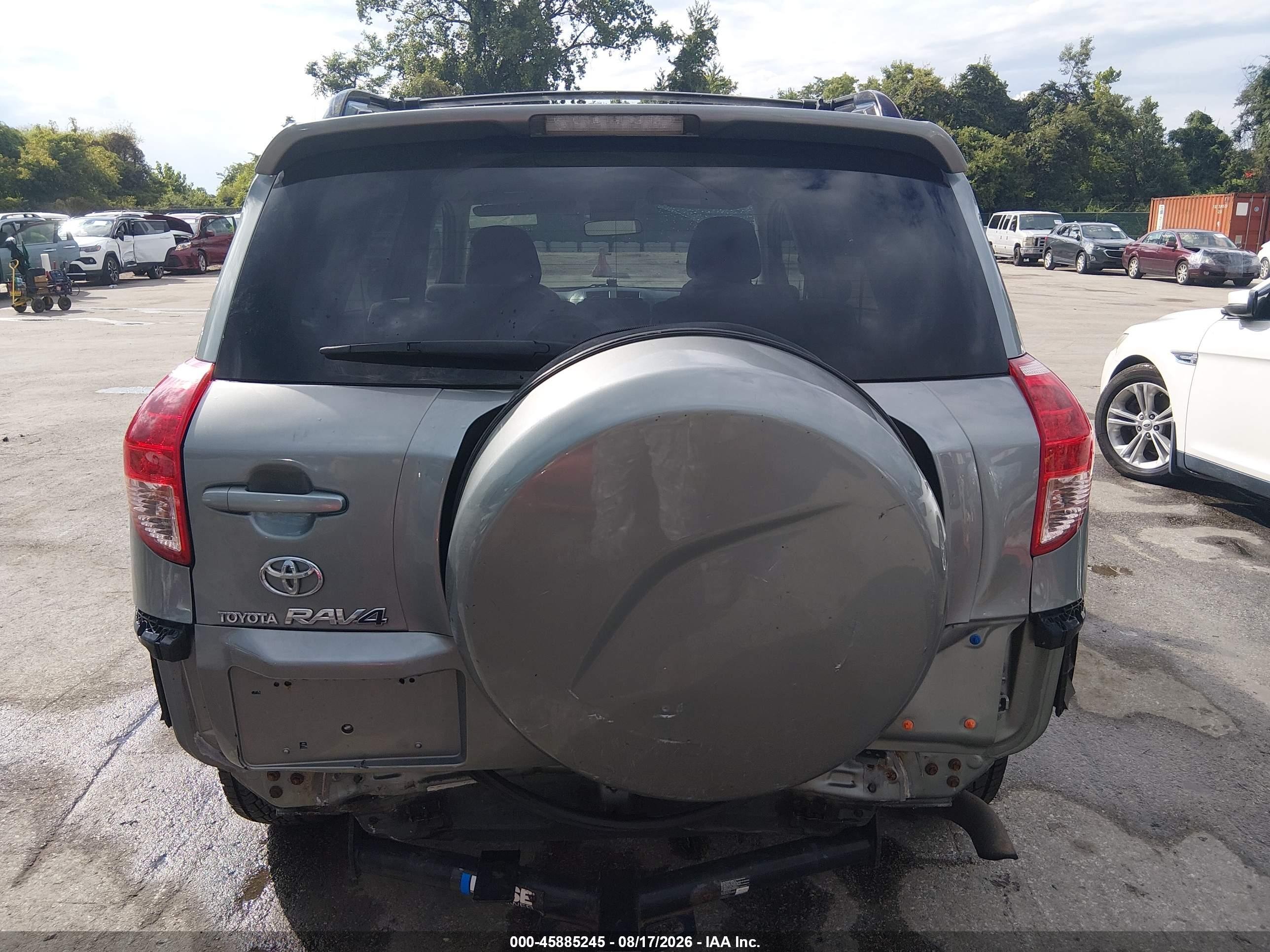 2008 Toyota Rav4   Gray vin: JTMZD33V285104010