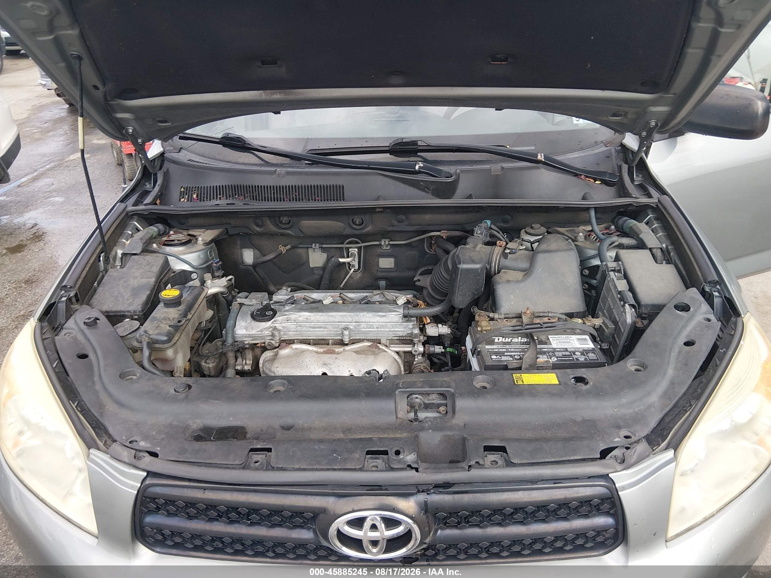 2008 Toyota Rav4   Gray vin: JTMZD33V285104010