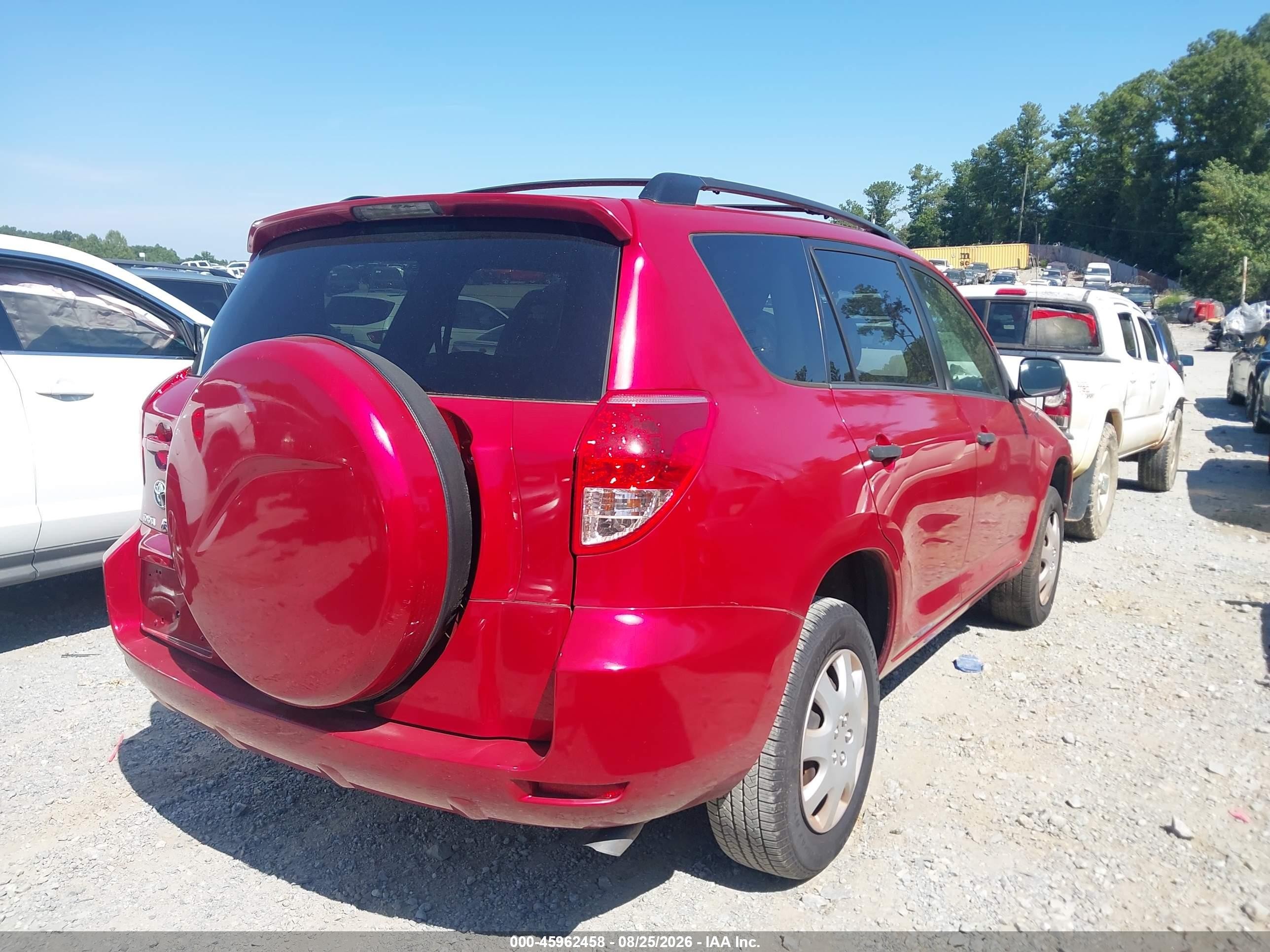 2008 Toyota Rav4   Красный vin: JTMZD33V285111765