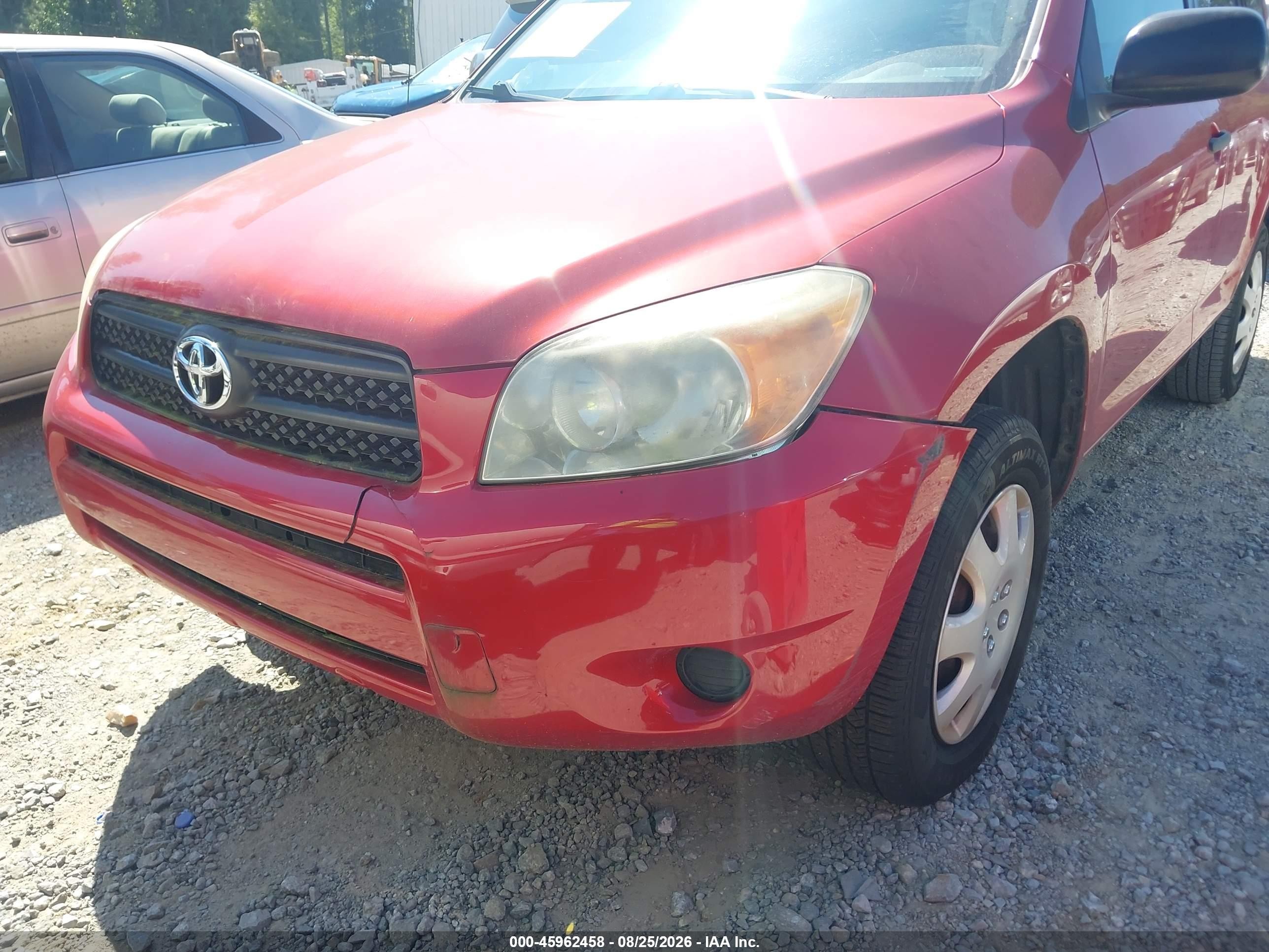 2008 Toyota Rav4   Красный vin: JTMZD33V285111765