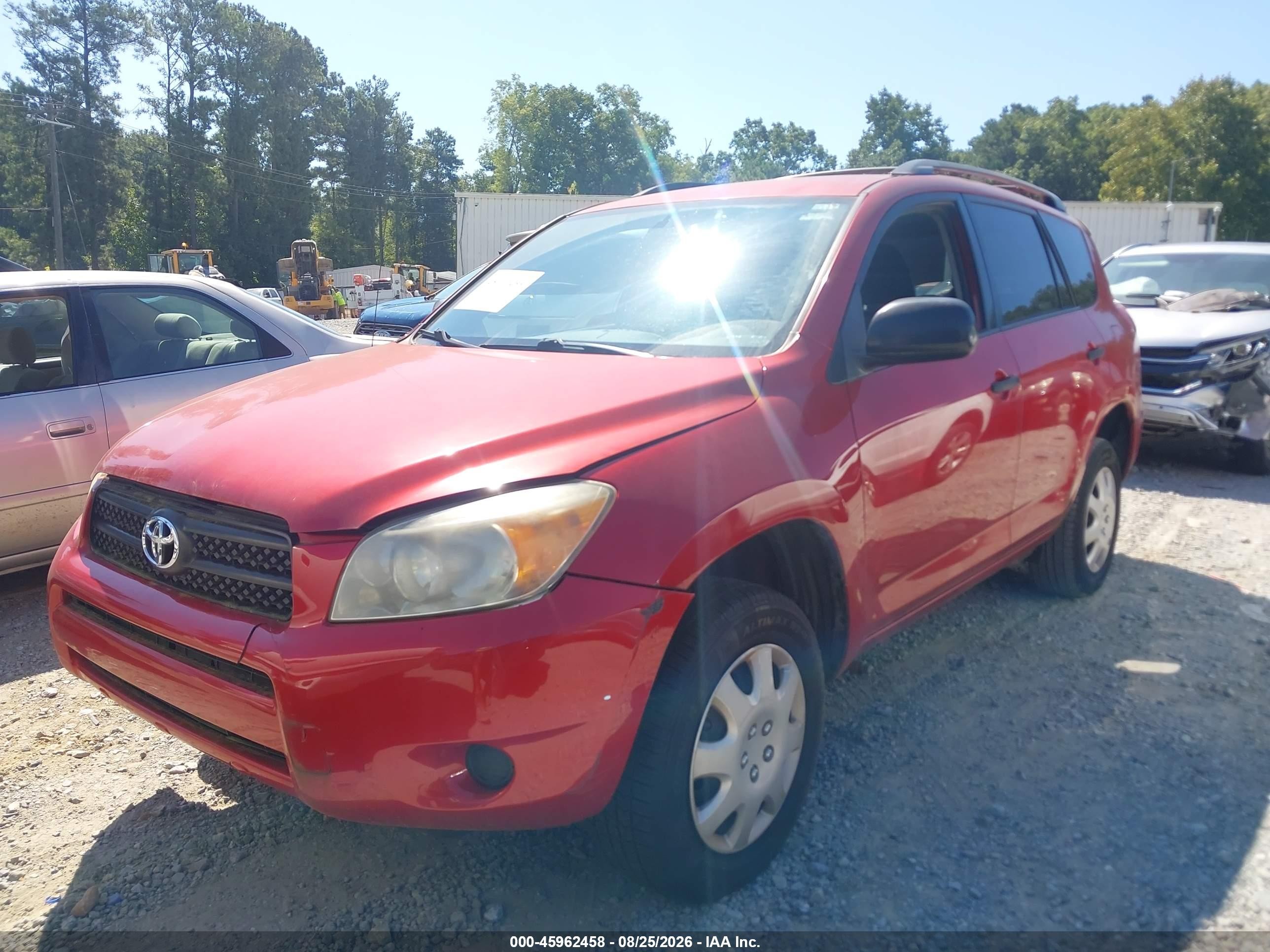 2008 Toyota Rav4   Красный vin: JTMZD33V285111765