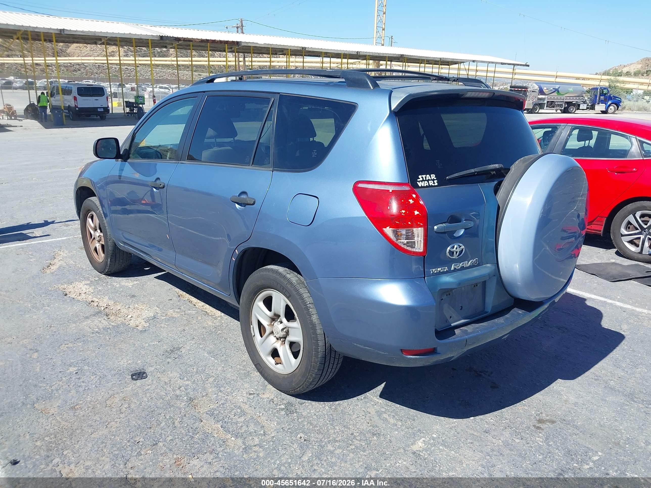 2008 Toyota Rav4   Blue vin: JTMZD33V286065784