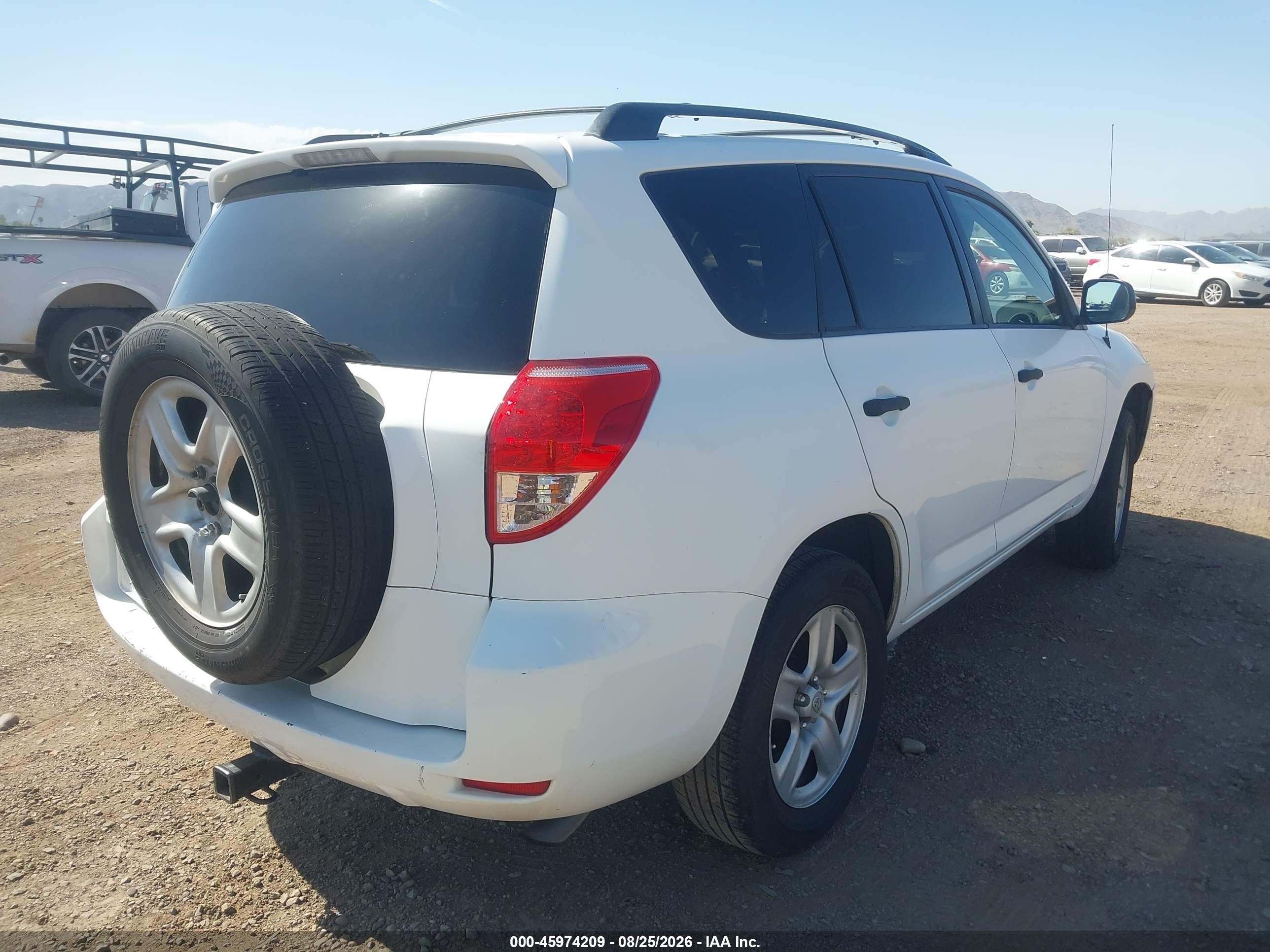 2008 Toyota Rav4   Белый vin: JTMZD33V286079846