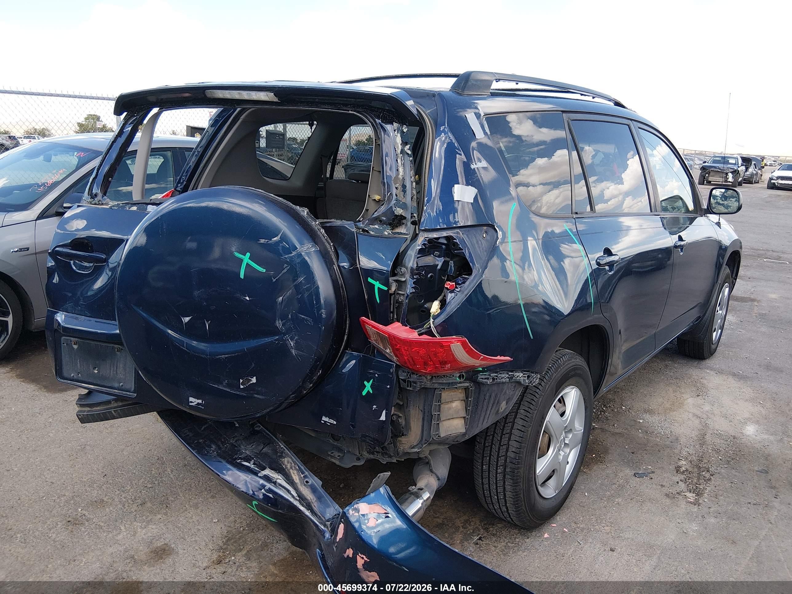 2006 Toyota Rav4   Dark Blue vin: JTMZD33V365024342