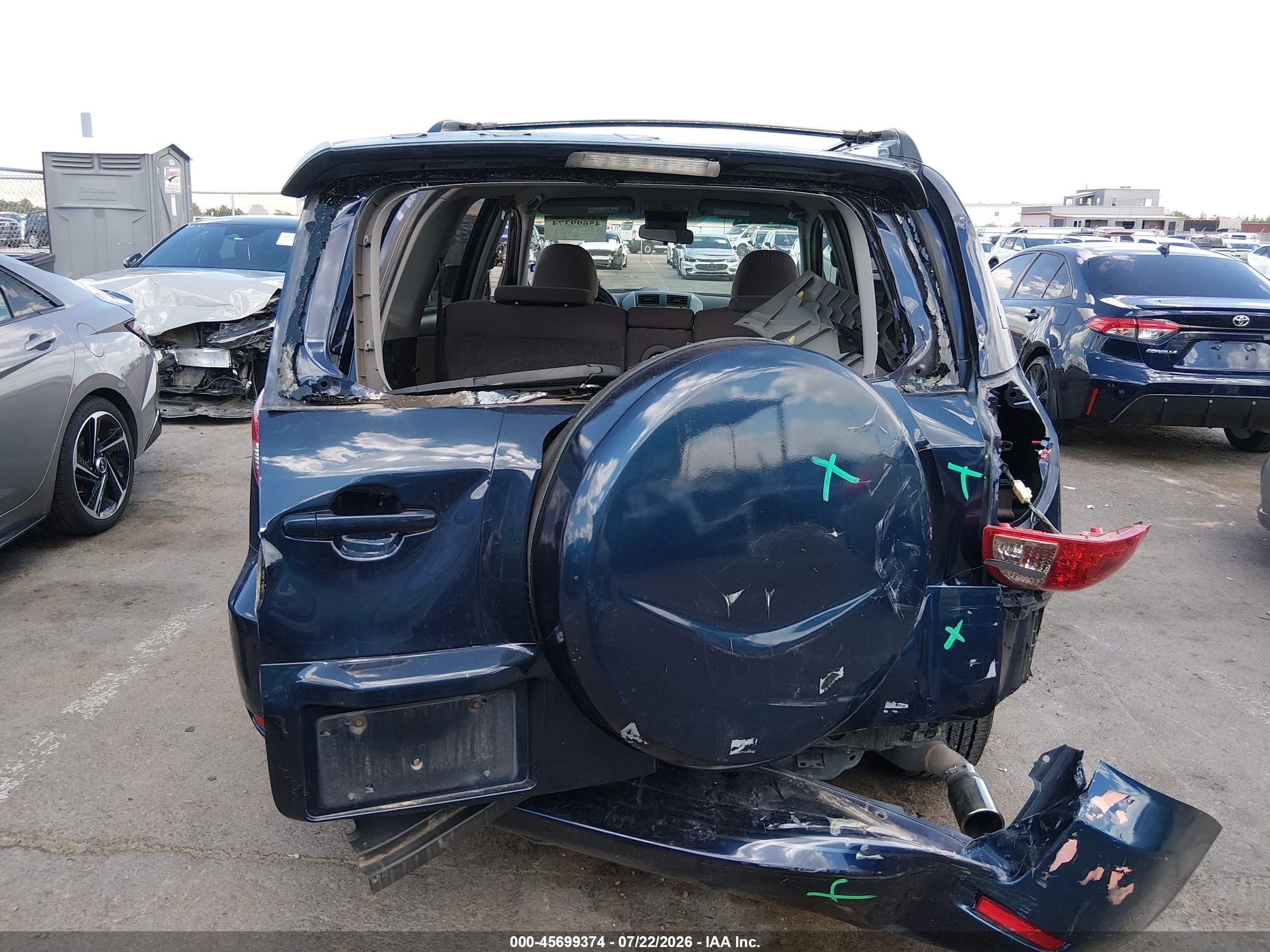 2006 Toyota Rav4   Dark Blue vin: JTMZD33V365024342