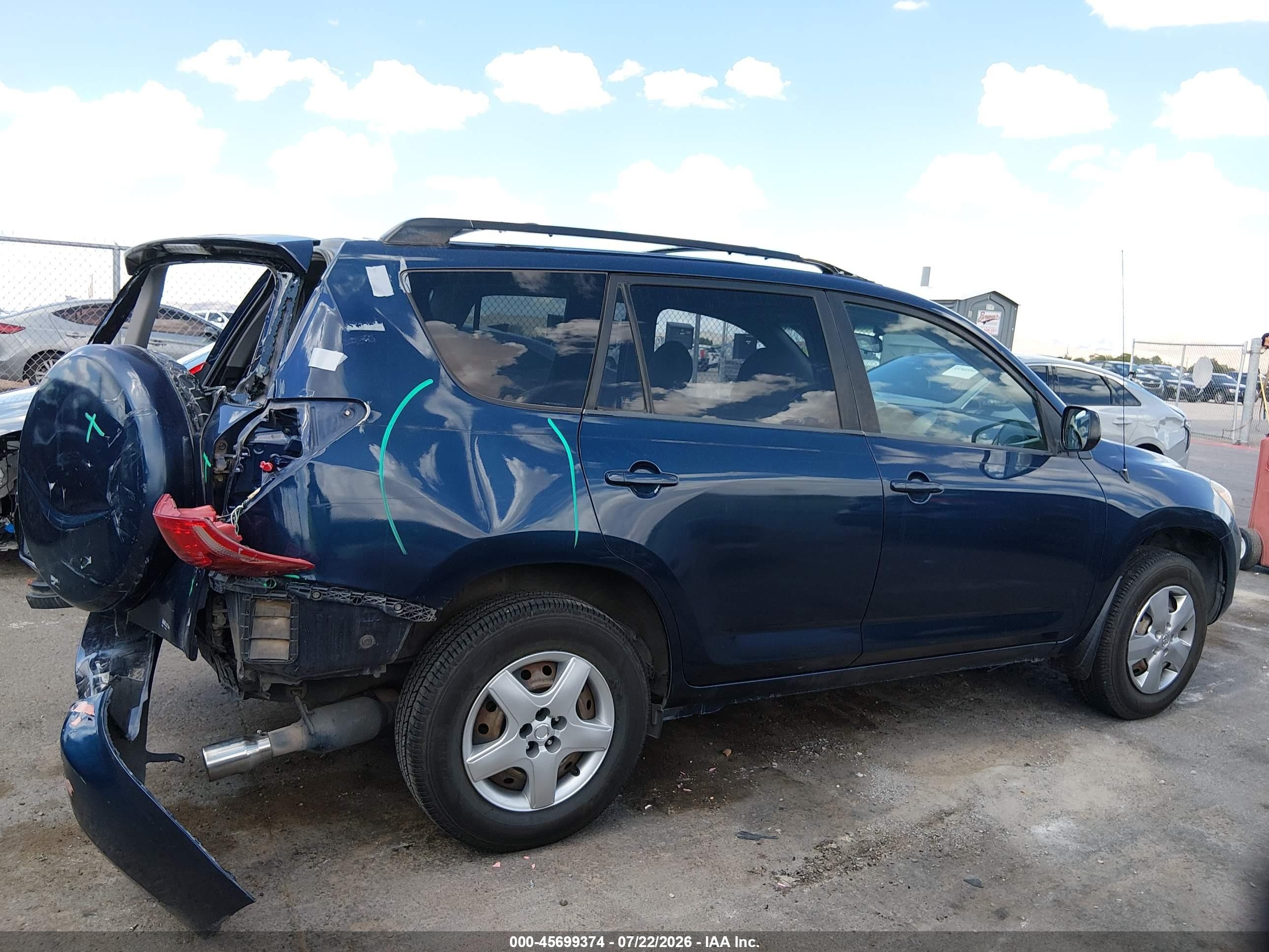 2006 Toyota Rav4   Dark Blue vin: JTMZD33V365024342