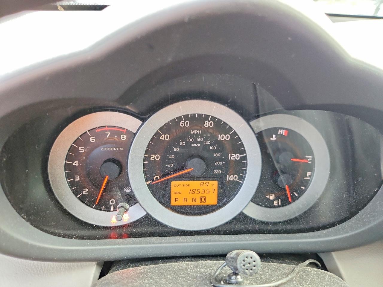 2007 Toyota Rav4 Base Red vin: JTMZD33V375033687