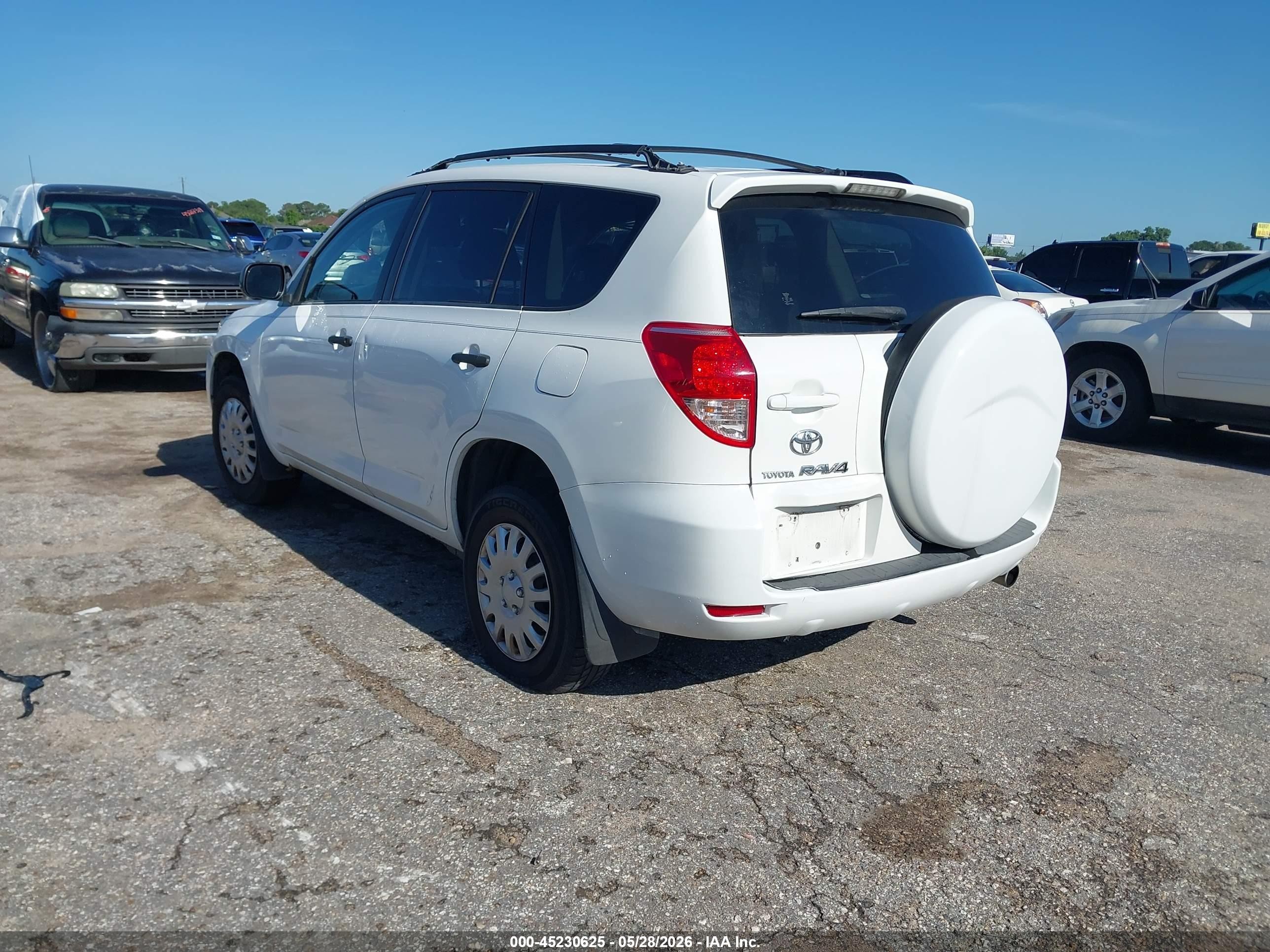 2007 Toyota Rav4   Белый vin: JTMZD33V375036234