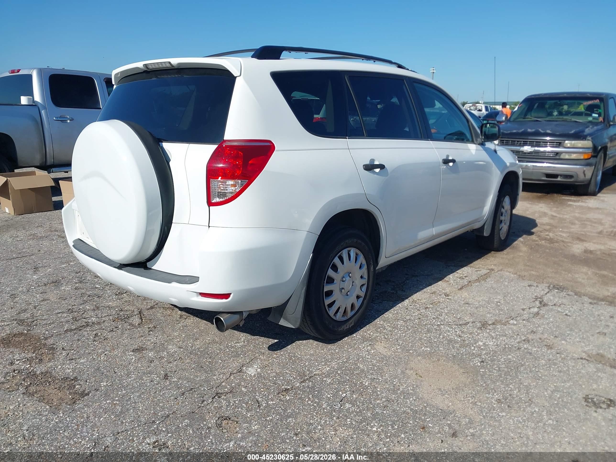 2007 Toyota Rav4   Белый vin: JTMZD33V375036234