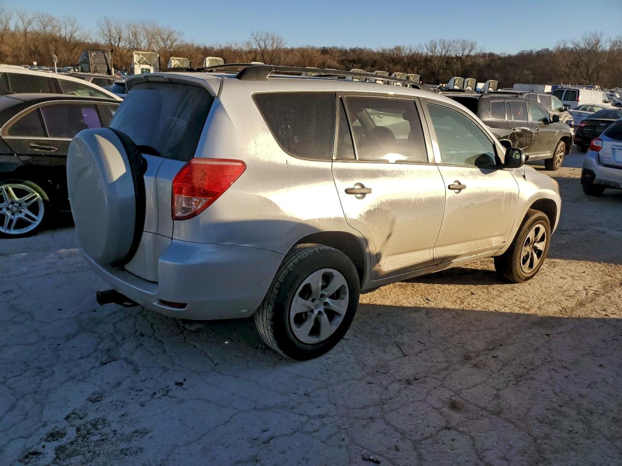 2007 Toyota Rav4 Silver vin: JTMZD33V375061585
