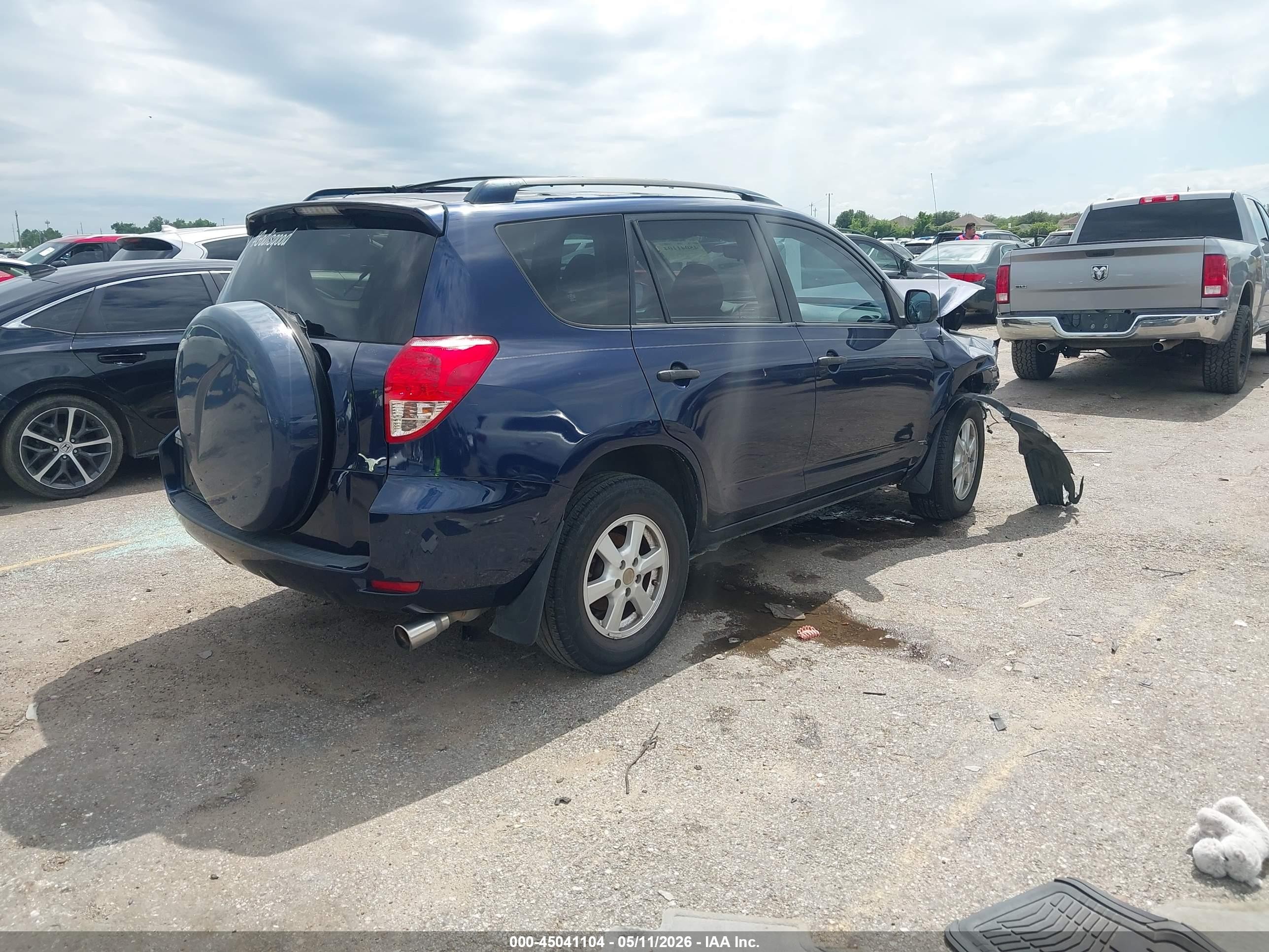2007 Toyota Rav4   Dark Blue vin: JTMZD33V375073221